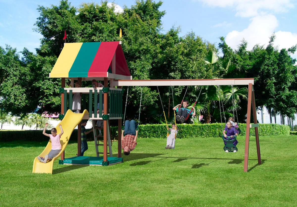 Dimensions: 19' L x 15' W Floor Height = 5' Swing Height = 8'