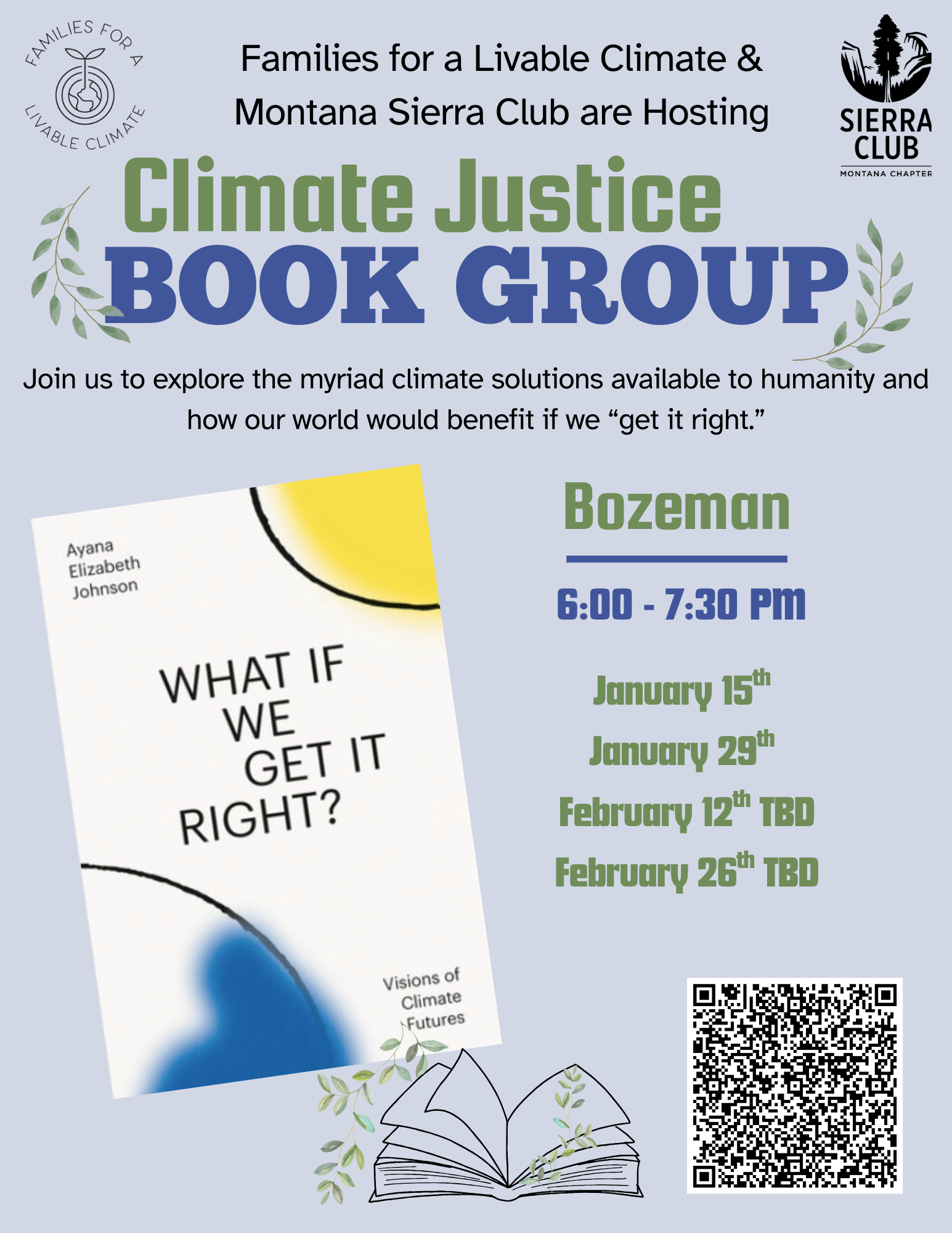 Climate Justice Book Group - Bozeman