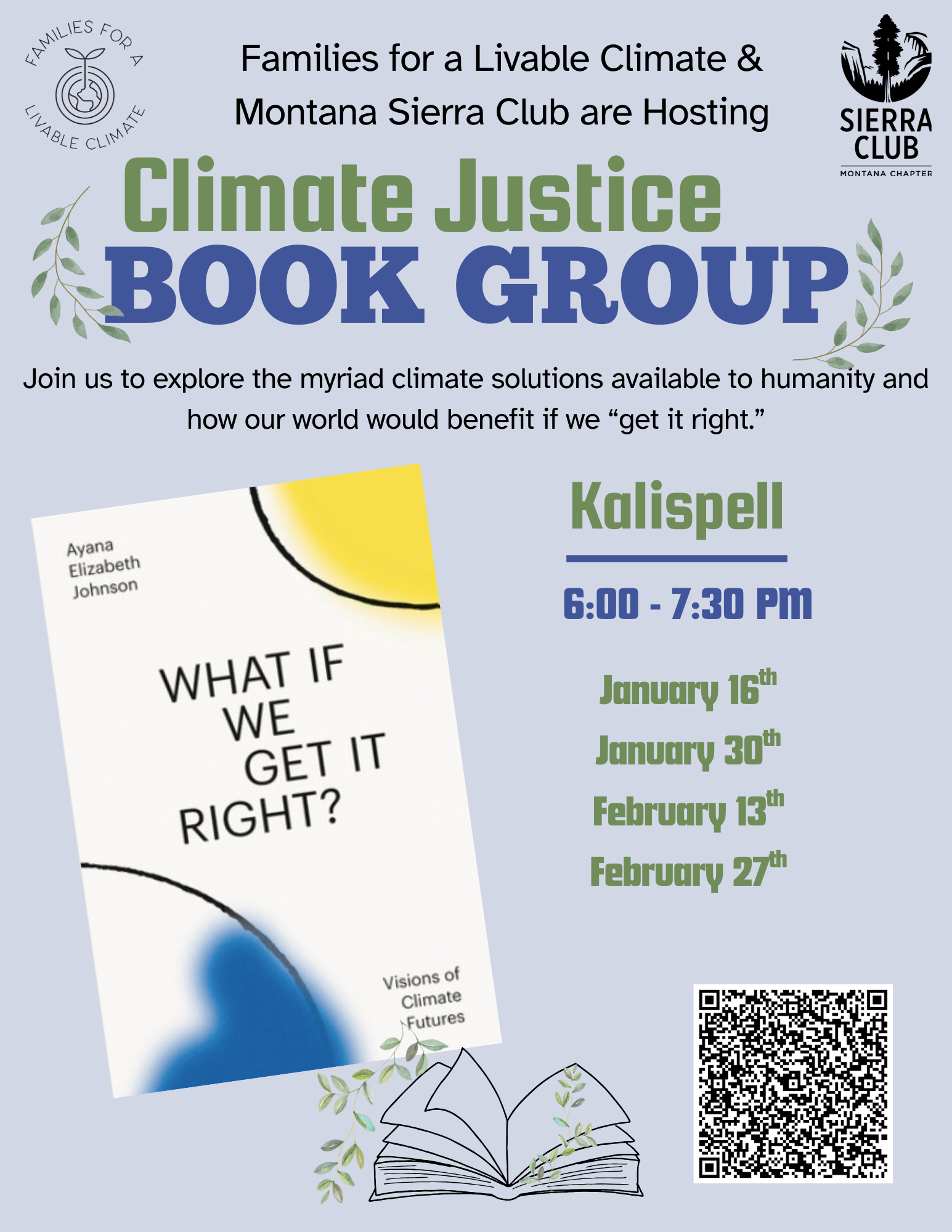 Climate Justice Book Group - Kalispell 