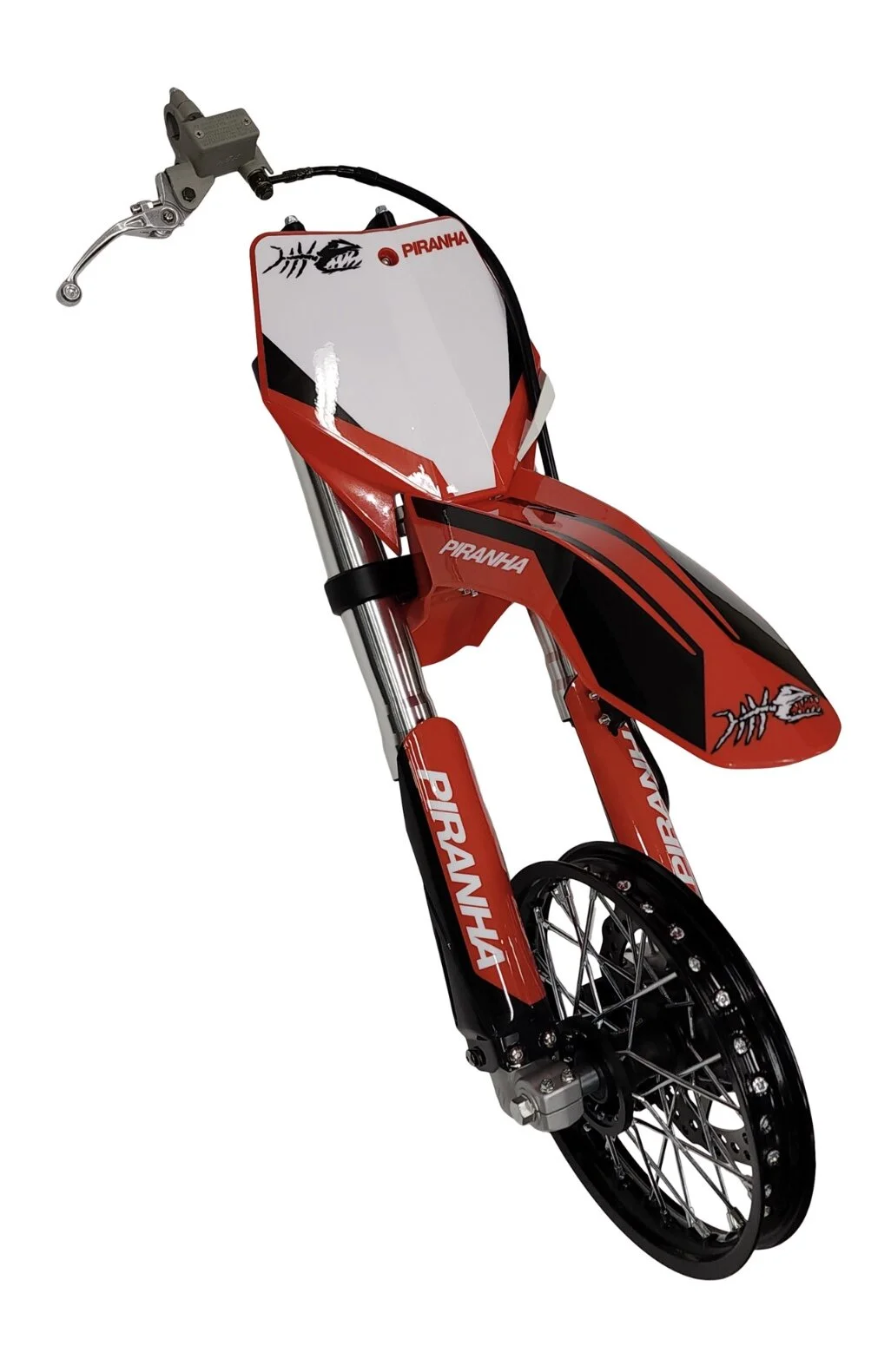 PRO BAT White Plastic Fork Guard Covers For Honda CRF50 XR50 Dirt Pit Bike - Suspension Protectors