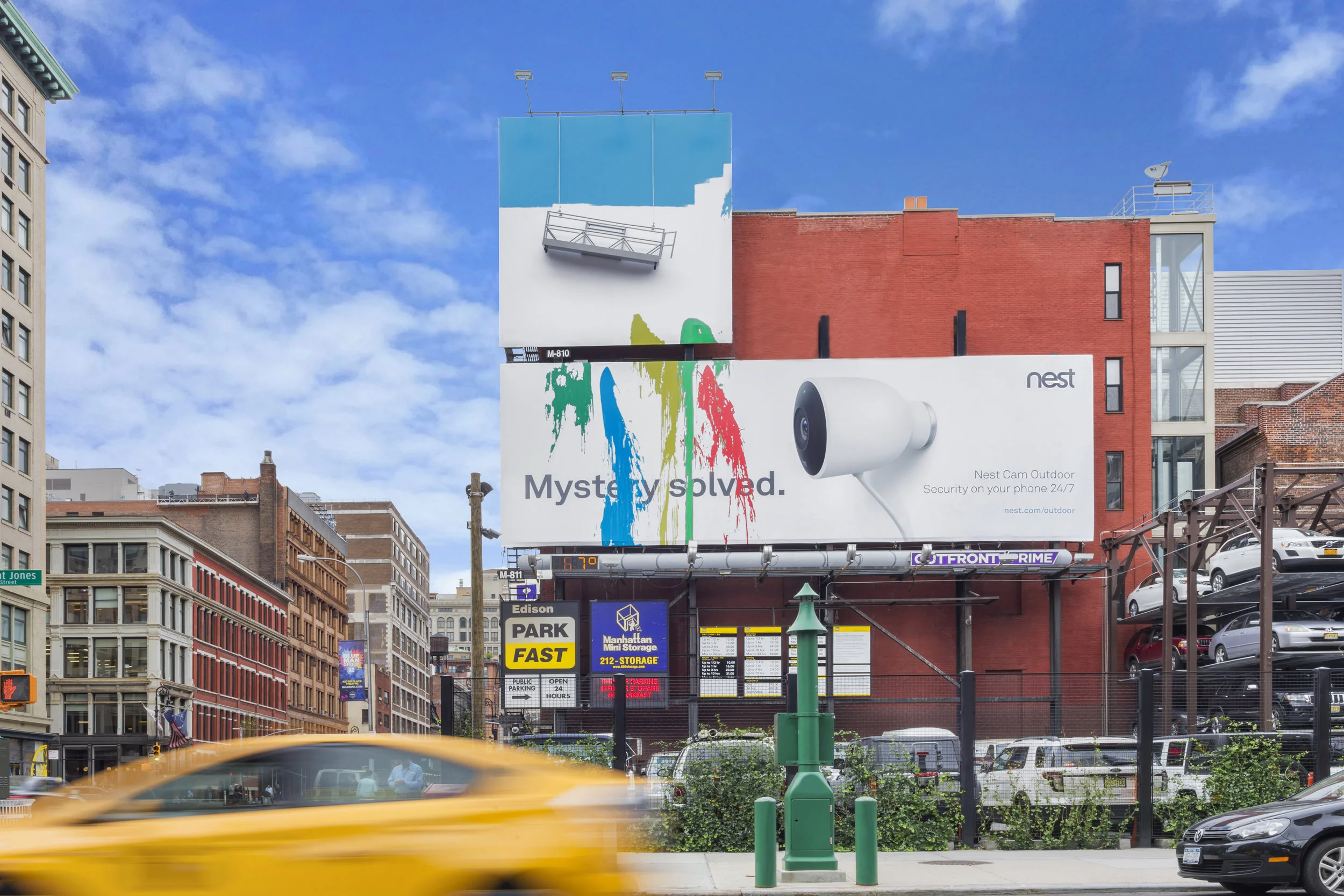 Our billboard in New York City drove thousands of people to nest.com/mysterysolved the first day it was installed.