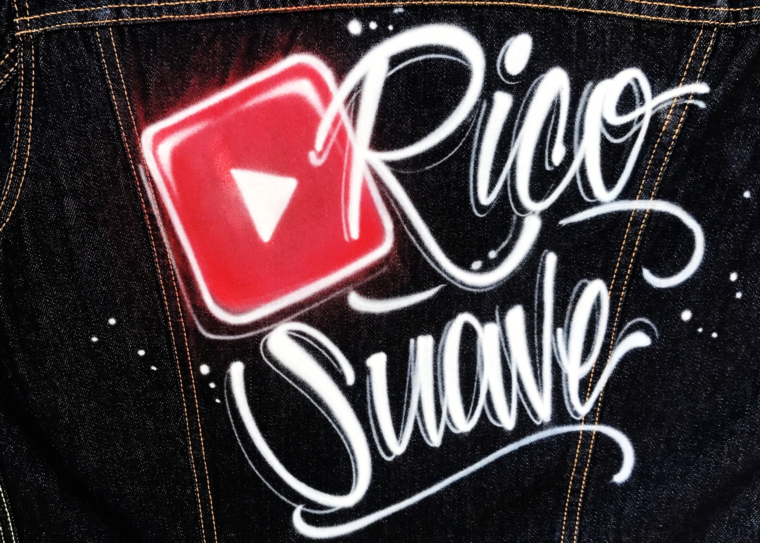 Rico Suave airbrush Levi's jacket