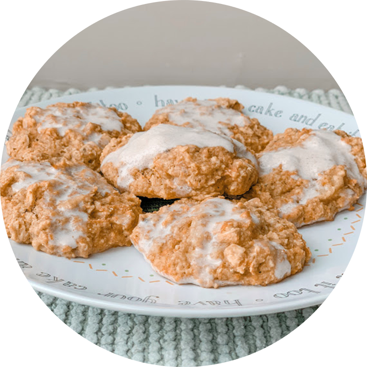 Health in Cookie Form (yes, plz): Banana carrot cookies with gut-healing coconut frosting (GF, DF, Vegan Optional)