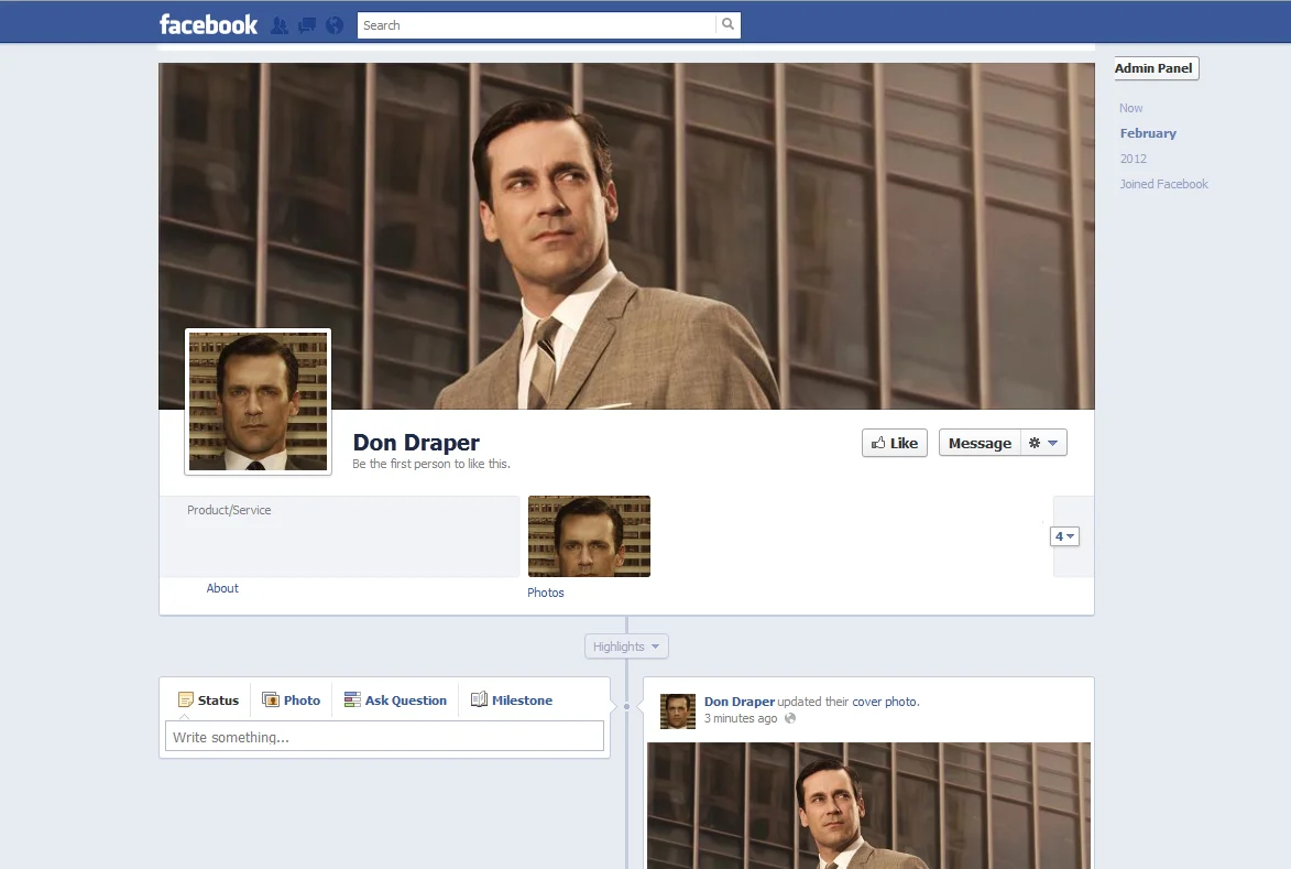 Facebook timeline: quando il fake supera l'originale