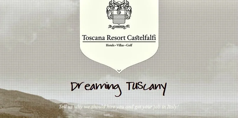 Dreaming Tuscany, il "social contest" di Castelalfi