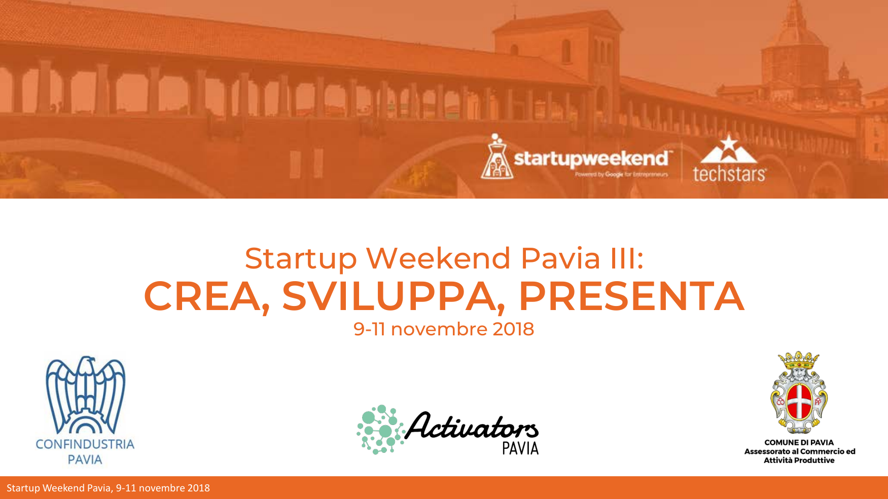 Startup Weekend Pavia 2018