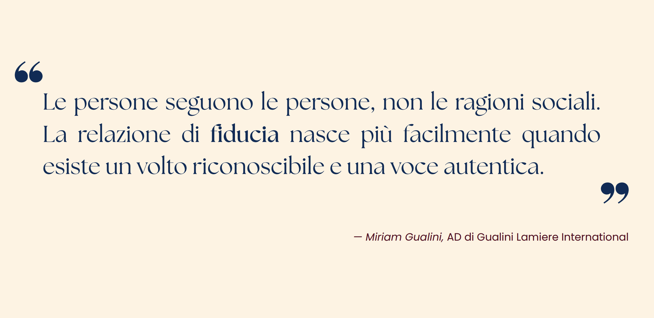 CEO branding: intervista a Miriam Gualini - Amministratrice Delegata di Gualini Lamiere International S.p.A.