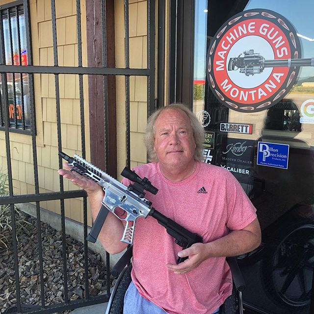 So, who has the coolest Falkor FG-9?  Thanks to Jason and Falkor Defense, I do!!! It&rsquo;s at the shop on display with all our other amazing Falkor Defense goodies!!! #local #kalispell #montana #machinegunsmontana #9mm #Falkor #FalkorDefense #pewpe