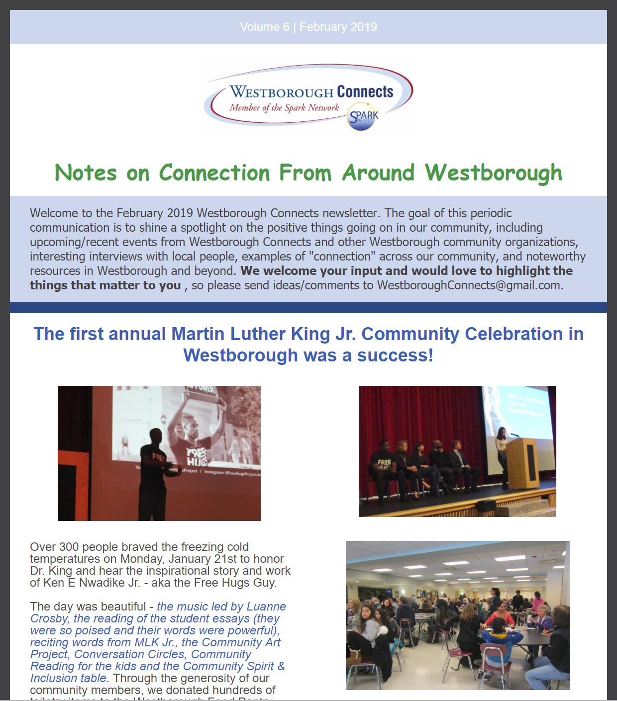 February 2019 Westborough Connects Newsletter