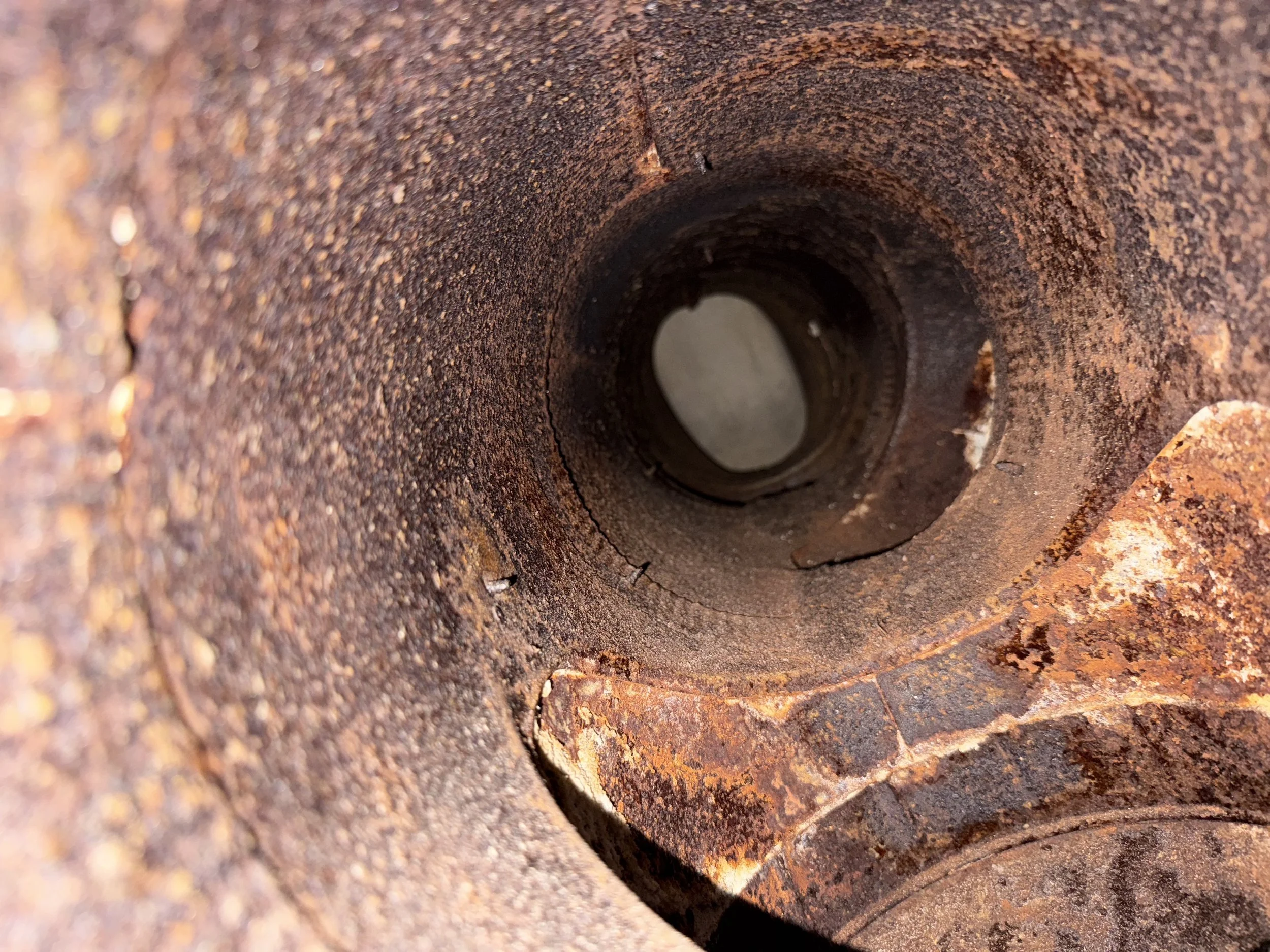 Corrosion inside metal HVAC ductwork