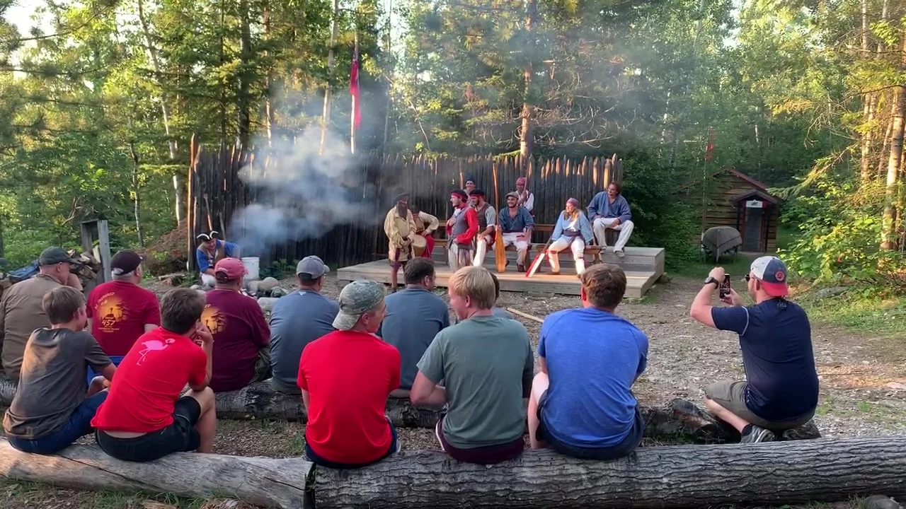 James Boone is now Pierre at the closing campire…
