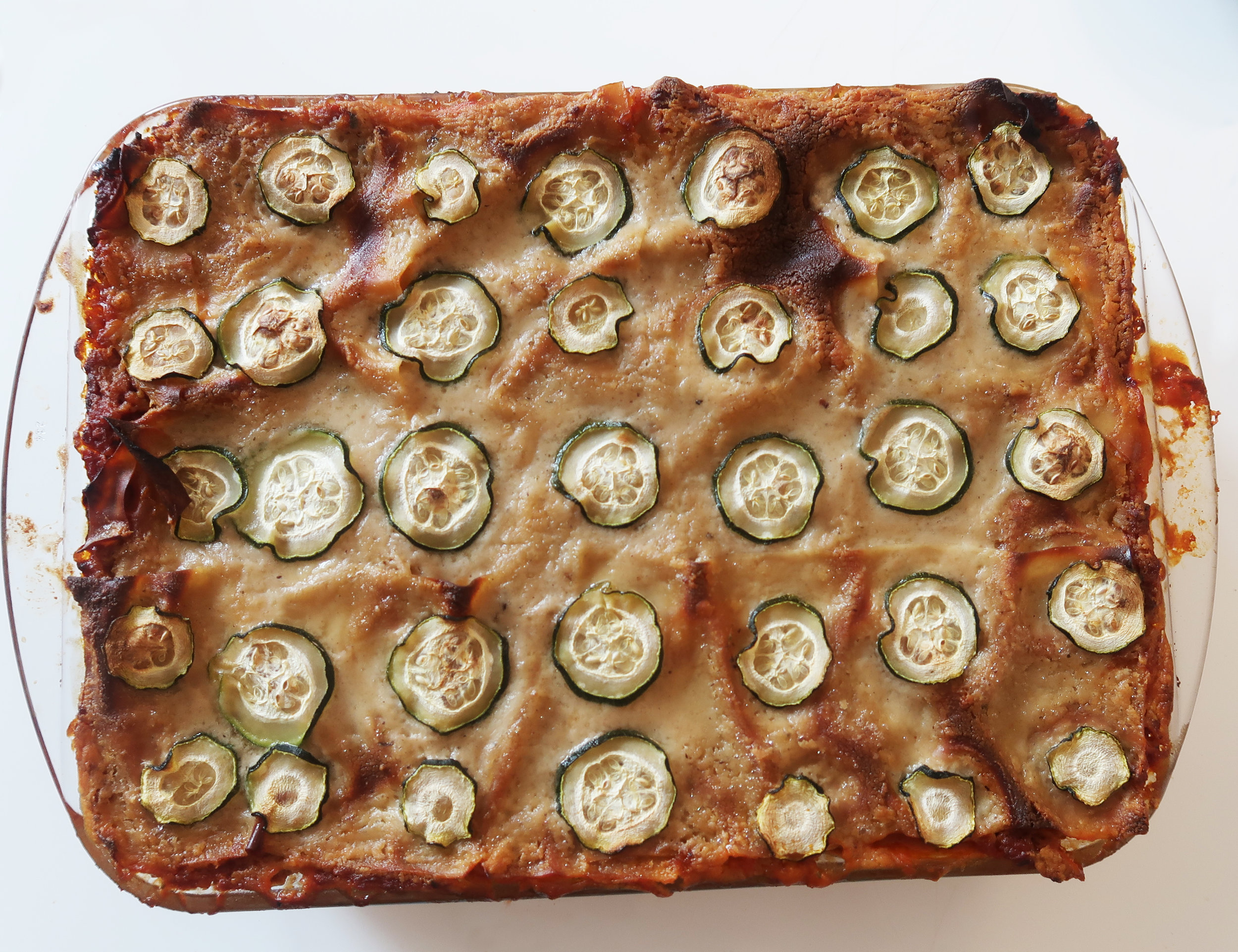Glutenfri klassisk vegansk lasagne