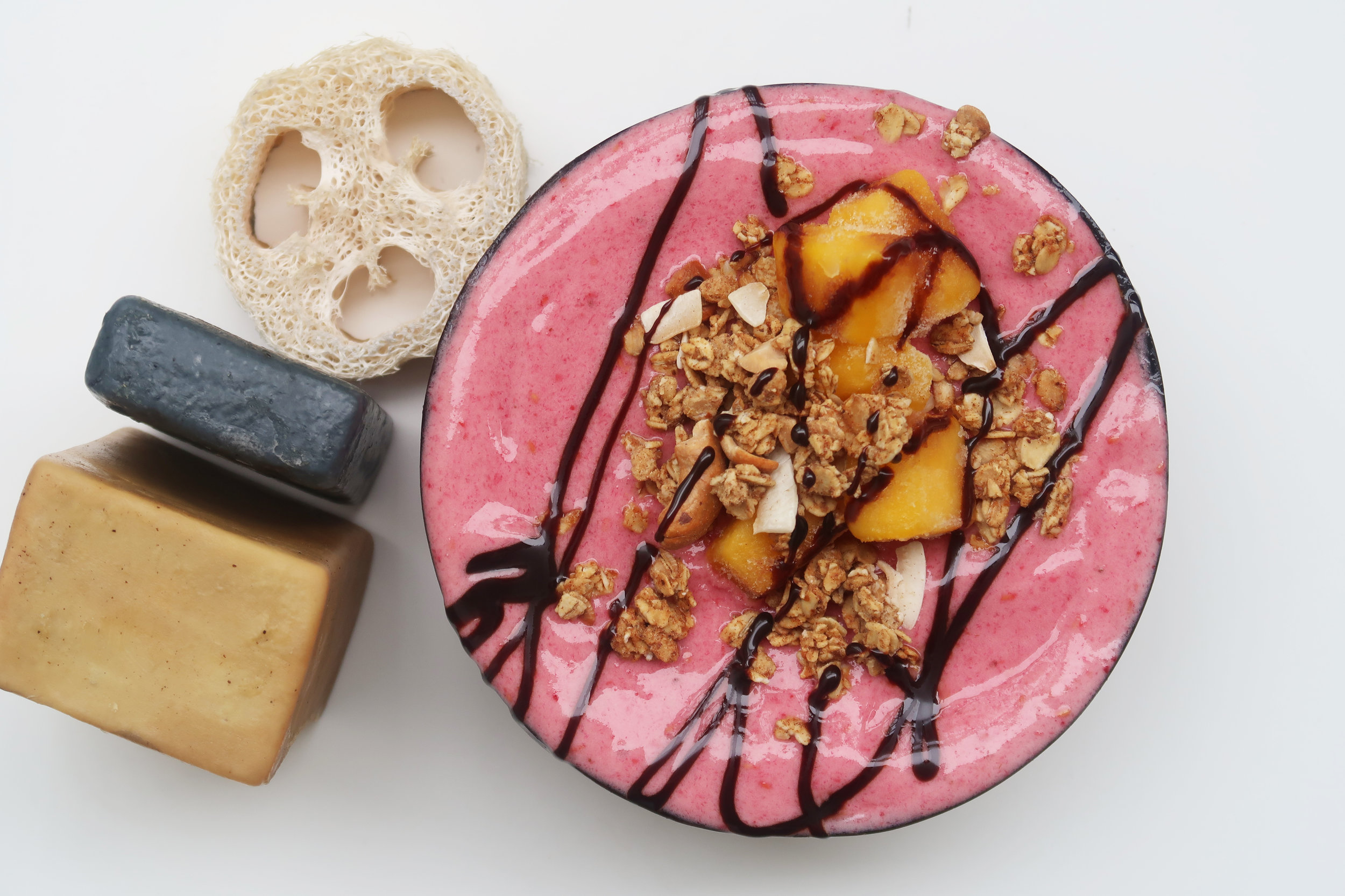 veganita nicecream with soap