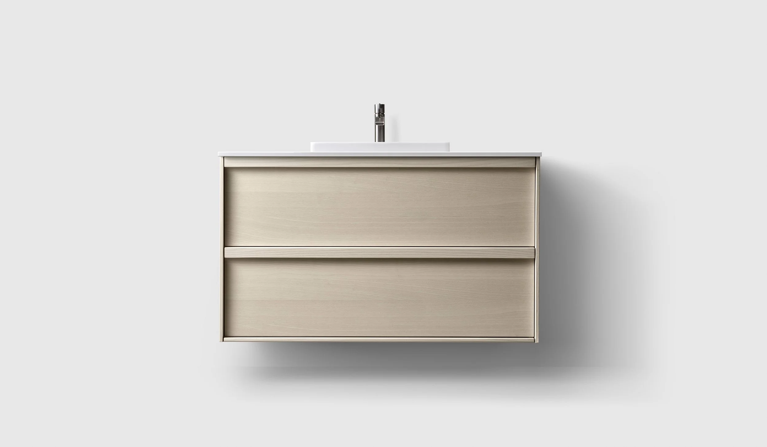 H2 100 cm kommode i 6 ulike farger m/White Solid Plate & Servant
