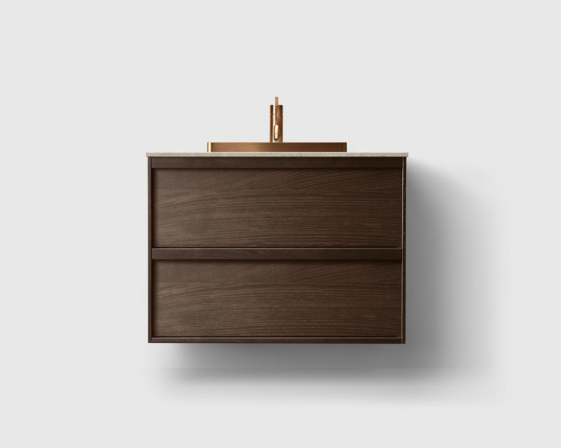 H2 80 cm kommode i 6 ulike farger m/Norrvange Light Grey & Copper Servant