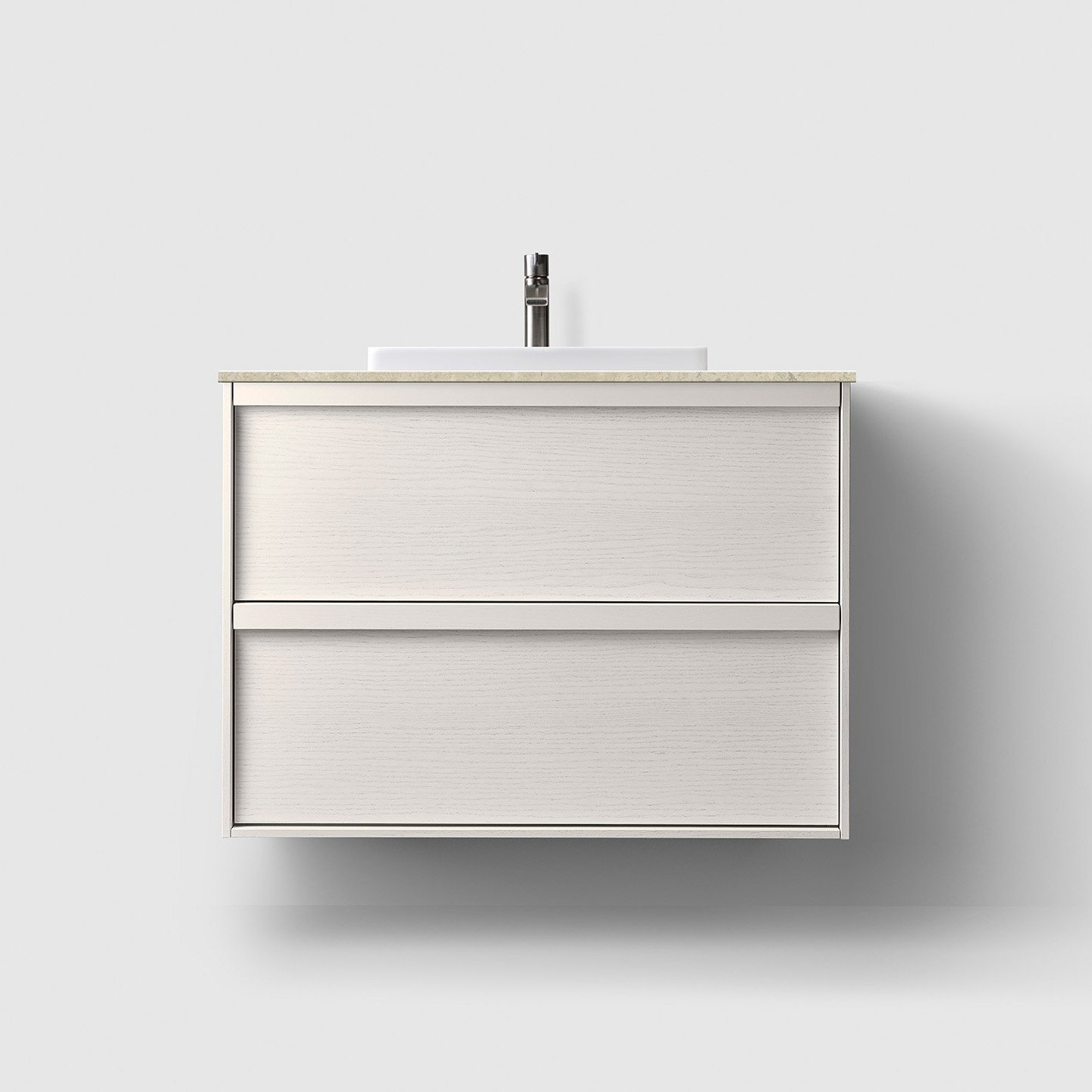 H2 80 cm kommode i 6 ulike farger m/Norrvange Beige & White Solid Servant