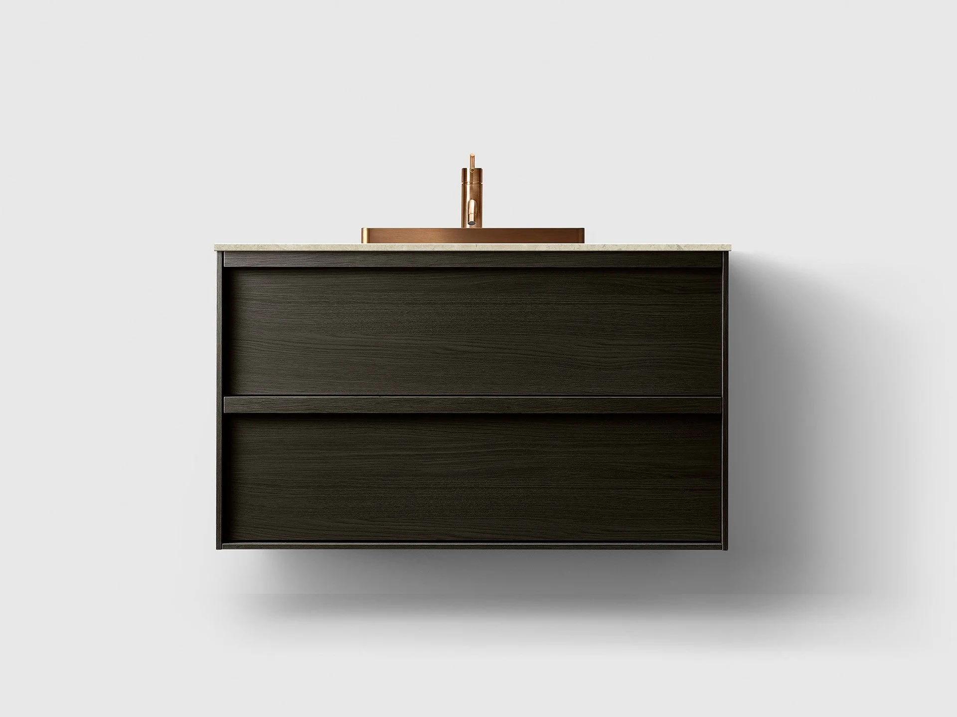 H2 100 cm kommode i 6 ulike farger m/Norrvange Beige & Copper Servant