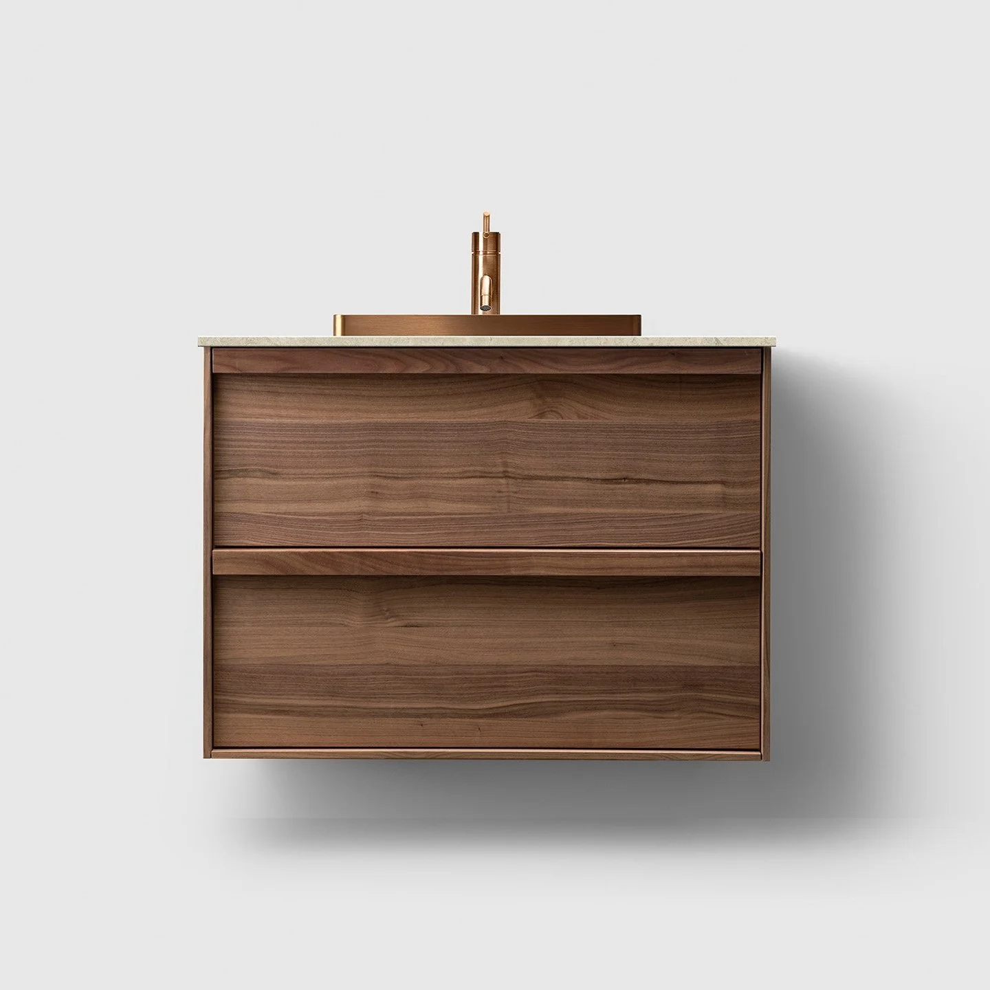 H2 80 cm kommode i 6 ulike farger m/valgfri Granittkeramikk & Copper Servant