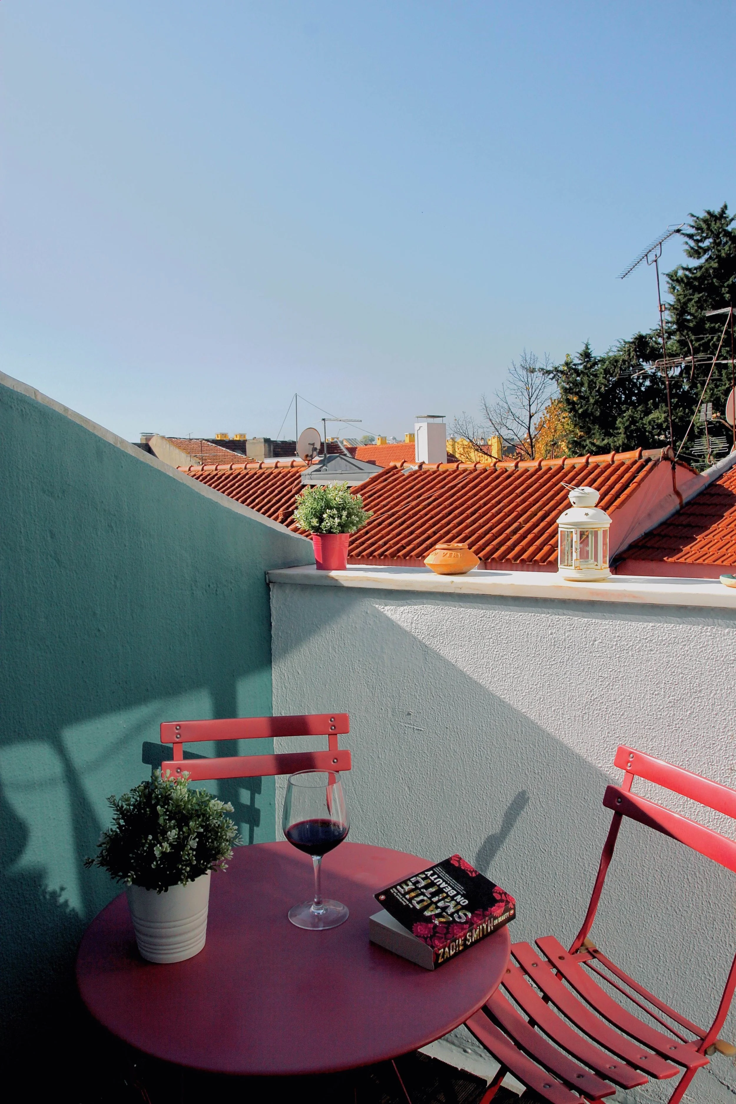 Our terrace in Bairro Alto