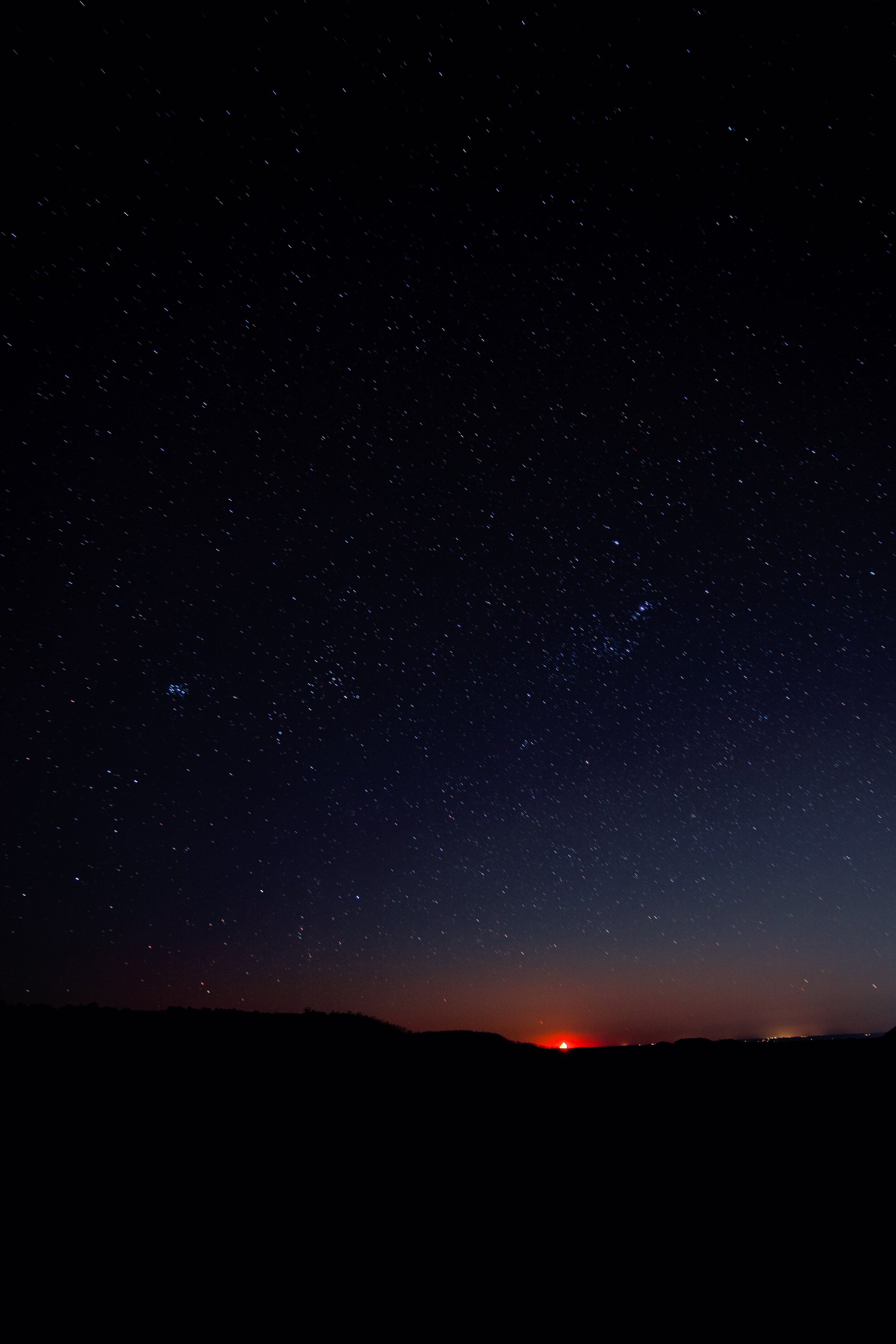 Red moon rise at Govett's Leap, Blue Mountains