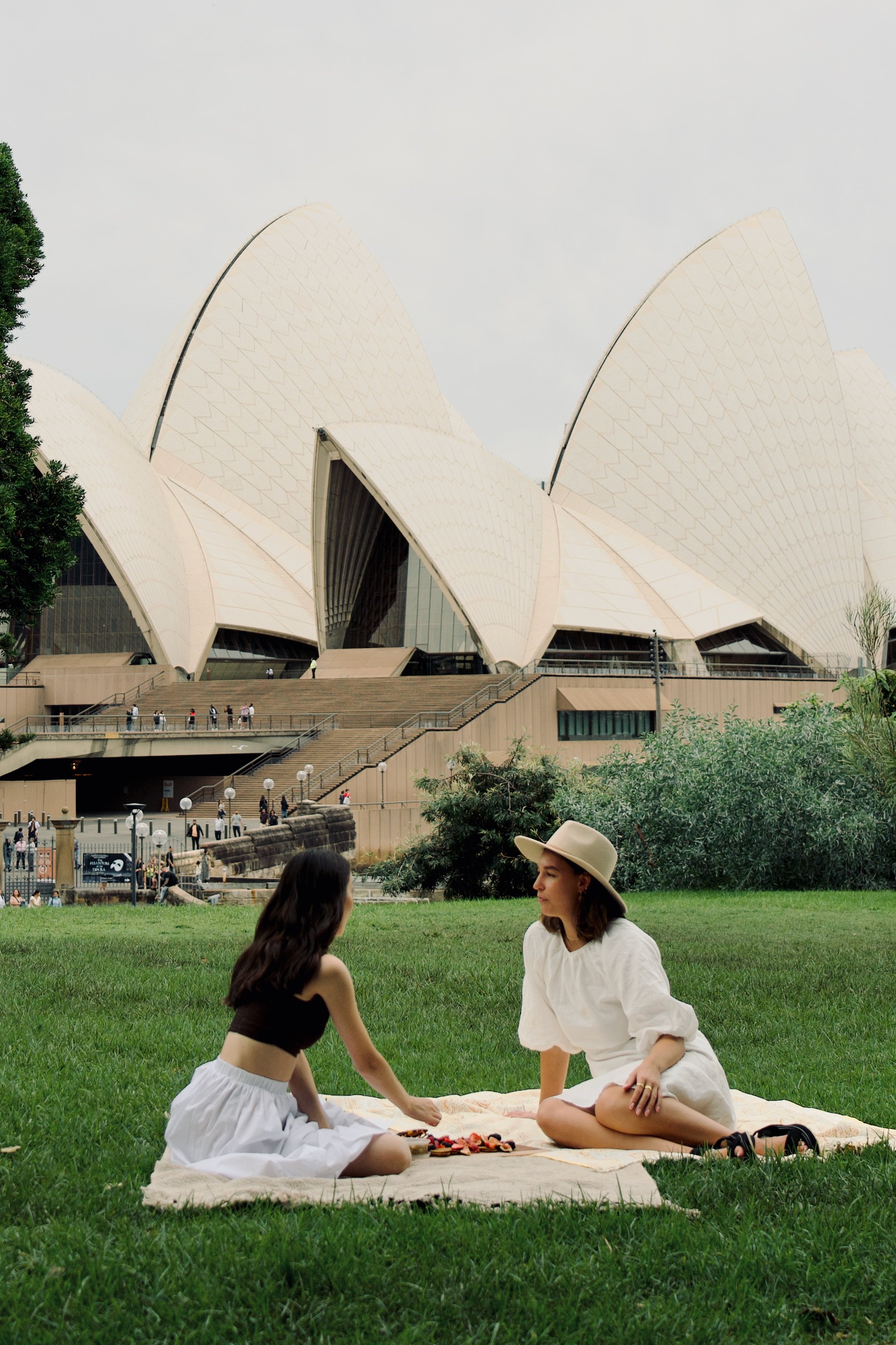 Picnic in front of Sydney Opera House