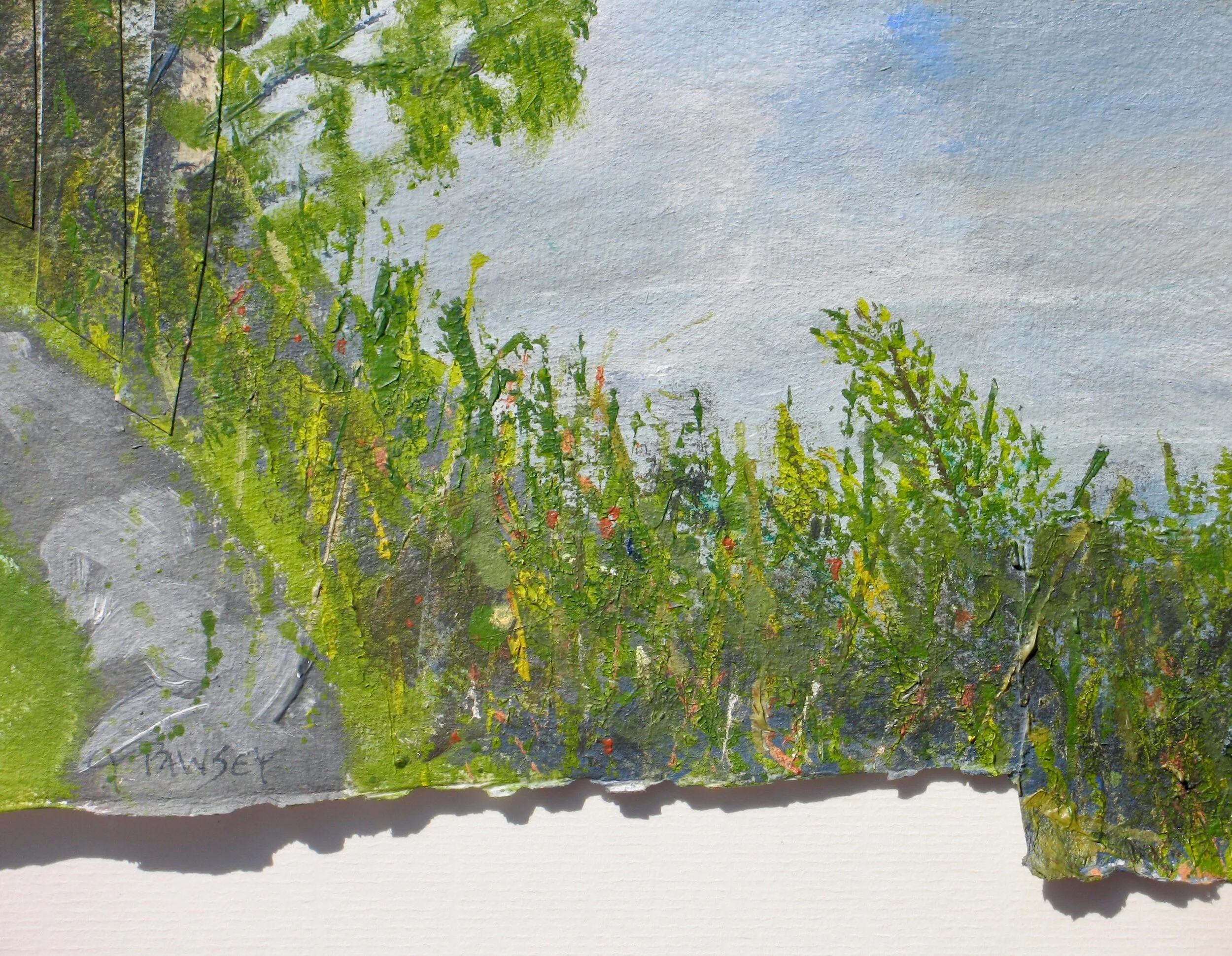 Loch Lomond landscape, collage detail