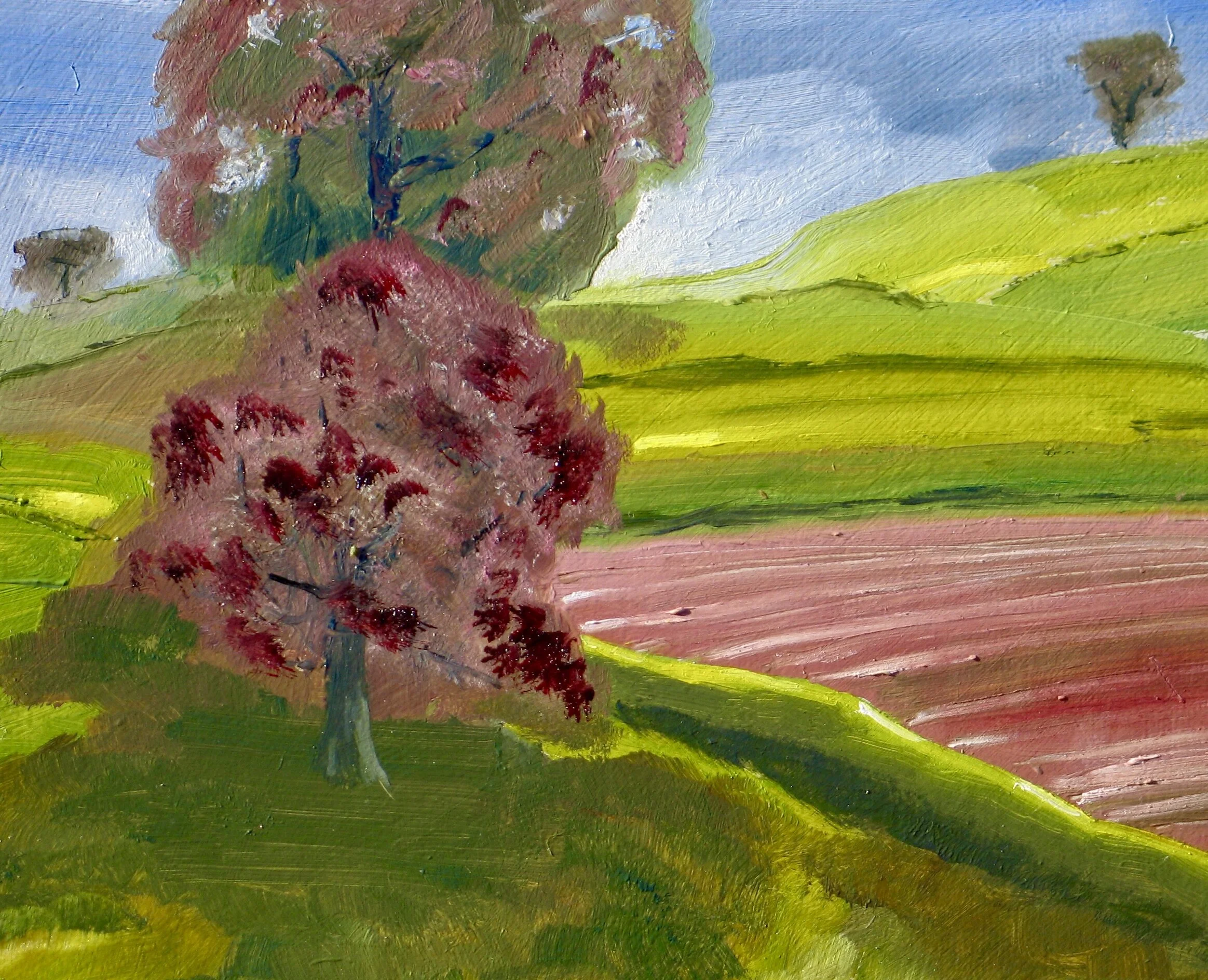 Original oil painting by Cy Pawsey