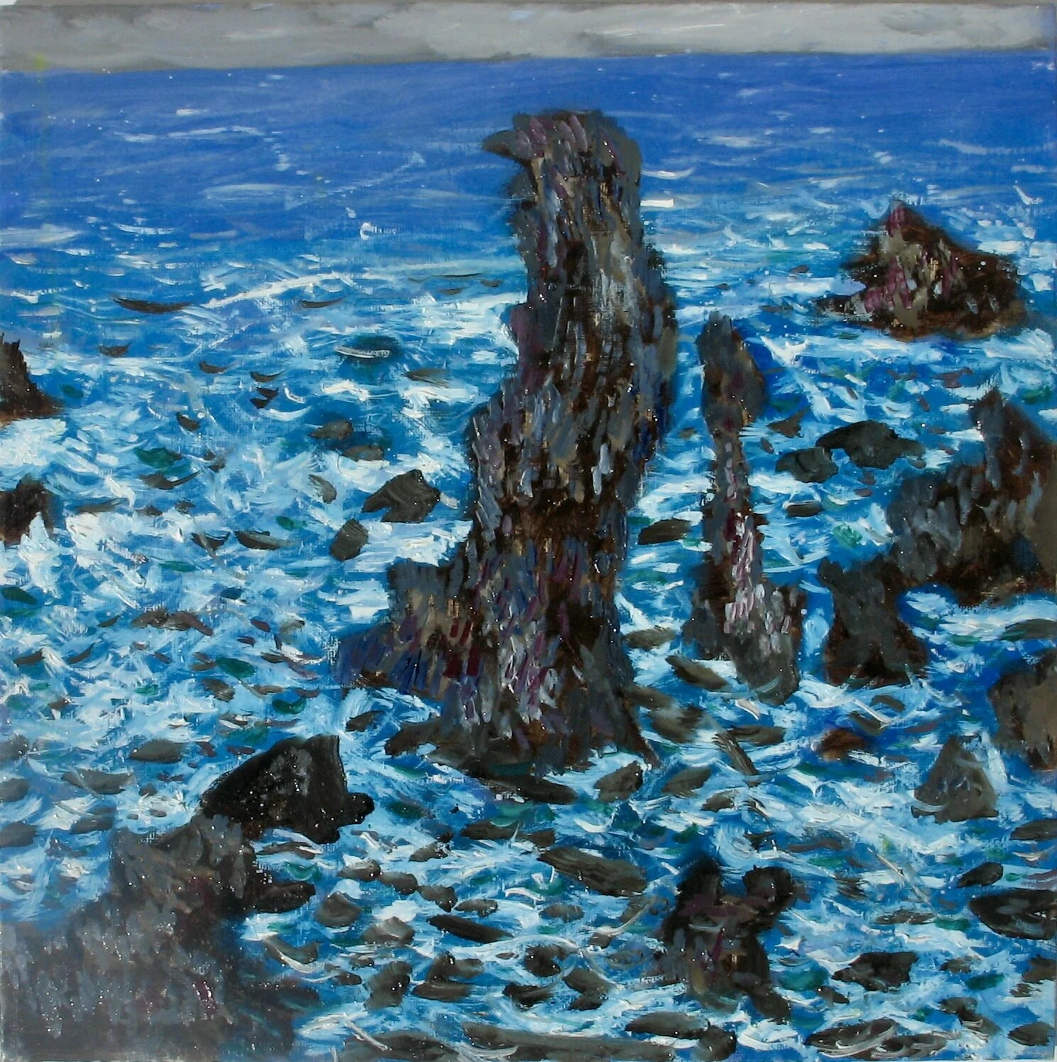 "Pyramids" after Monet - oil painting by Cy Pawsey