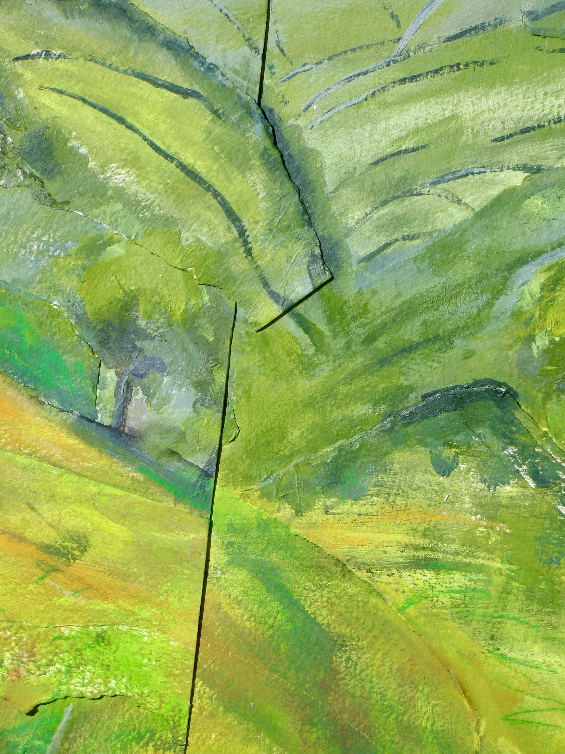 Shropshire landscape, detail by Cy Pawsey