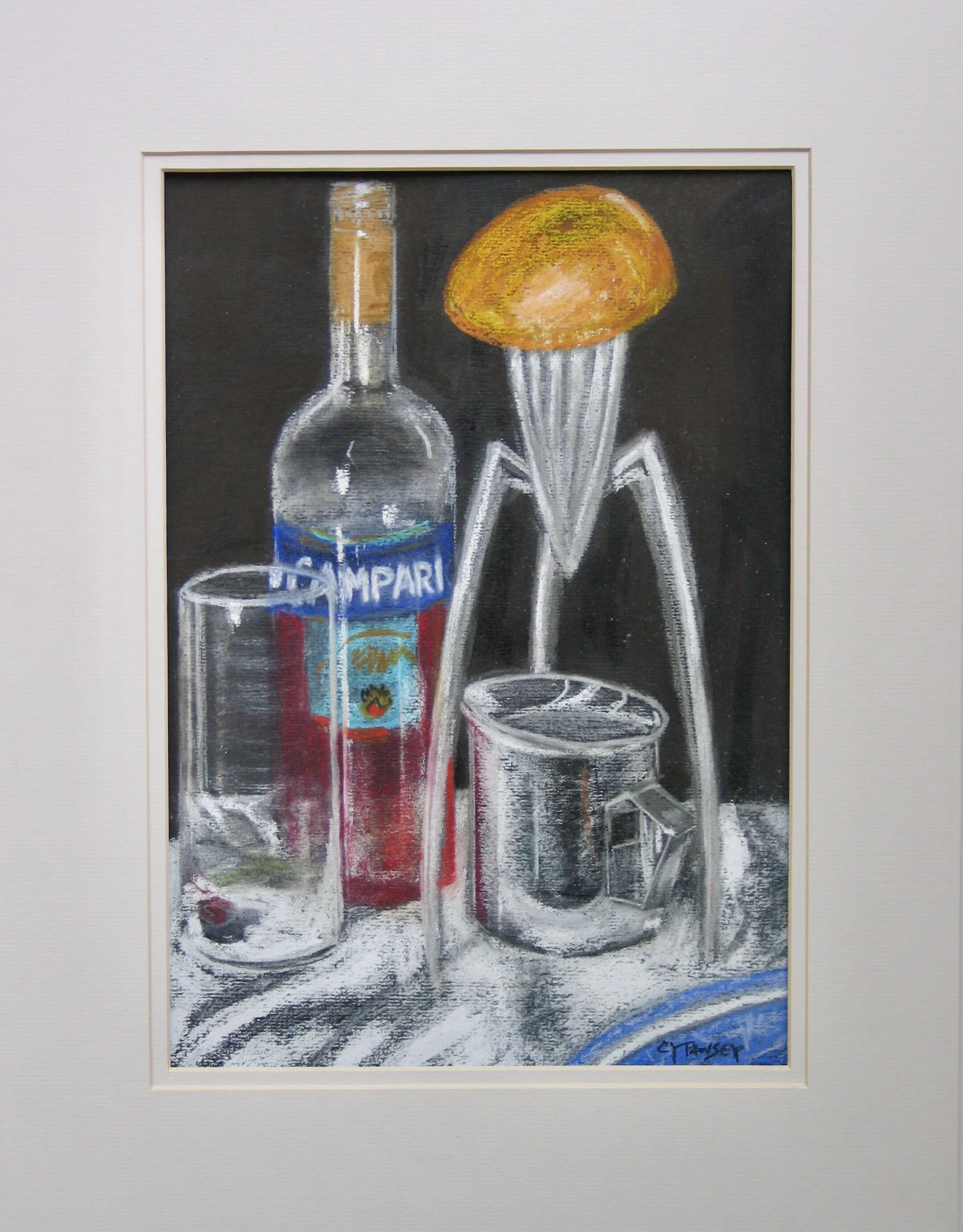 Original art by Cy Pawsey, double-matted