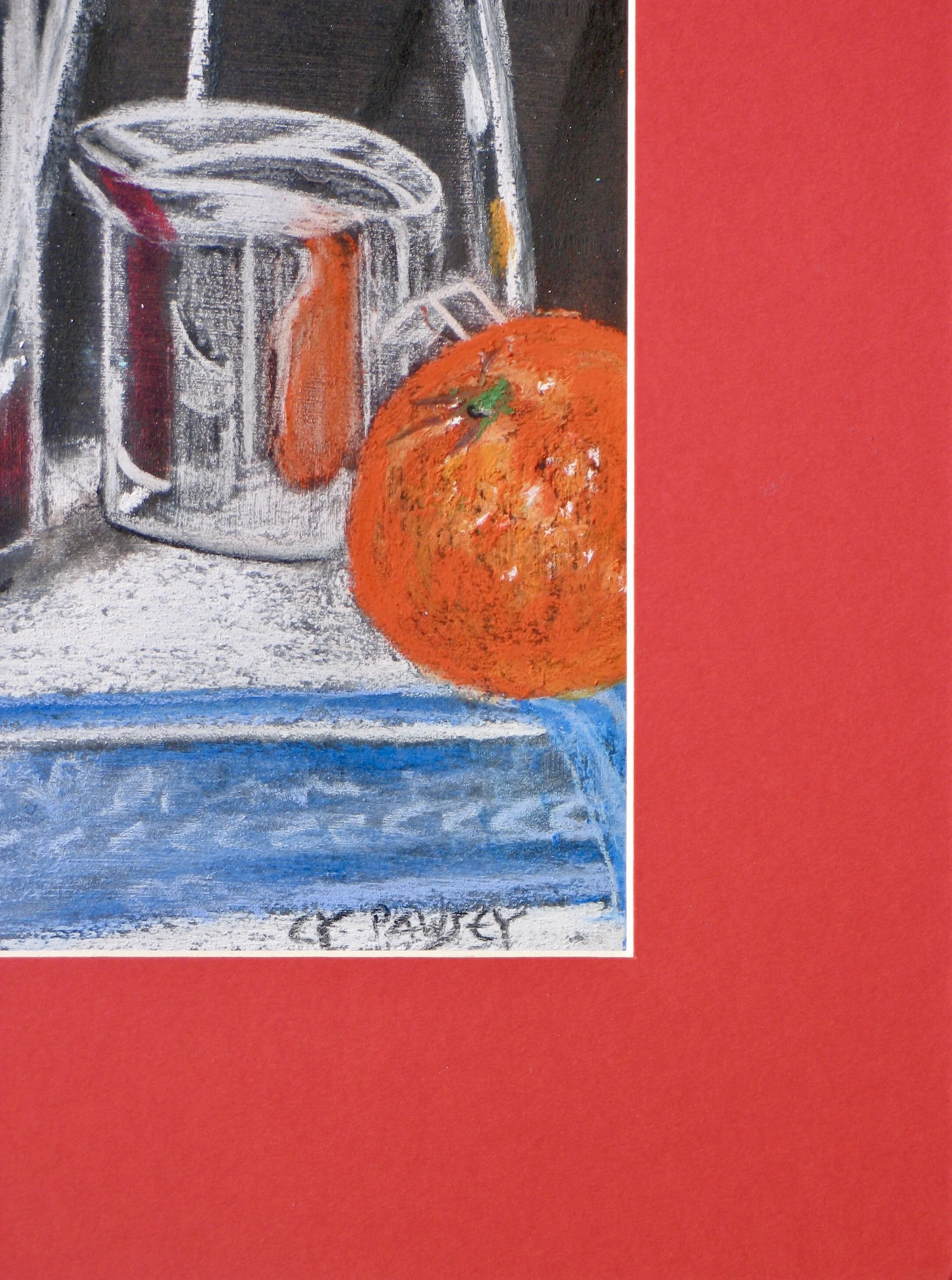 Original pastel painting, detail by Cy Pawsey