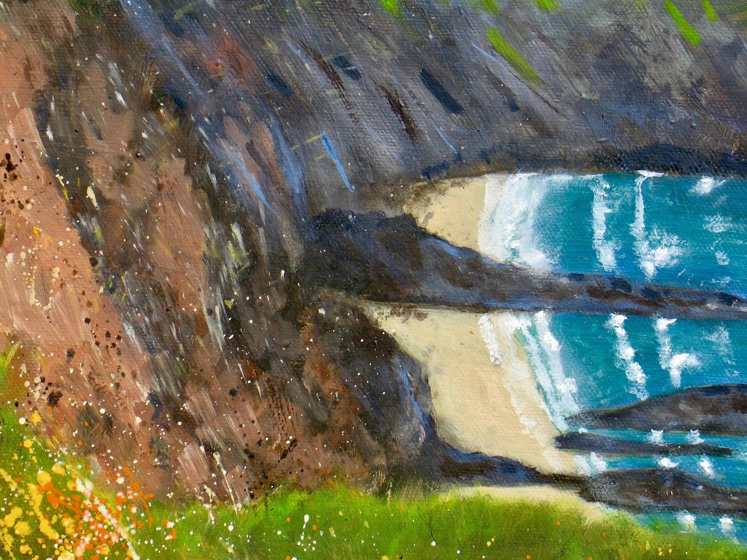 West Wales beach Traeth Llyfn by Cy Pawsey