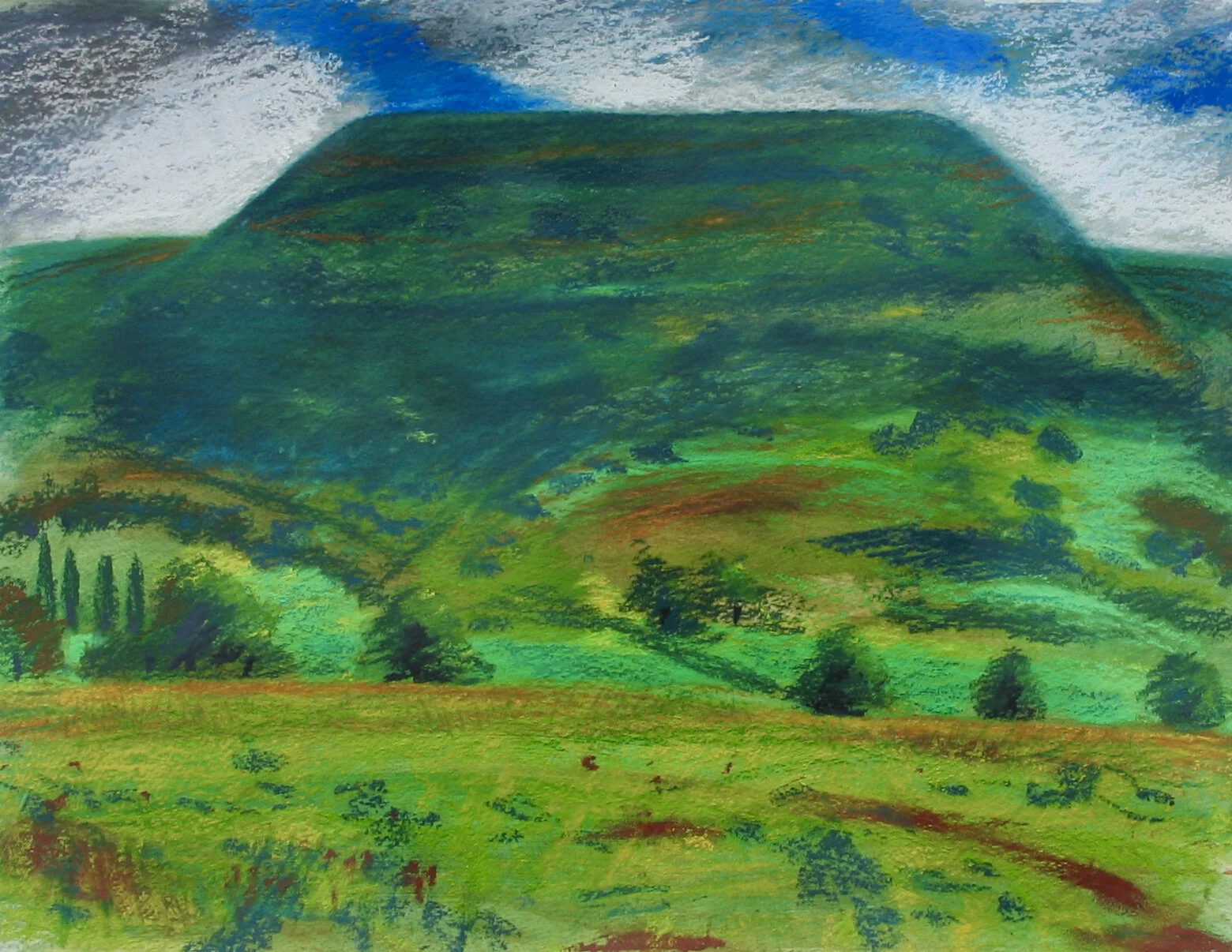 Brecon Beacons landscape by Cy Pawsey