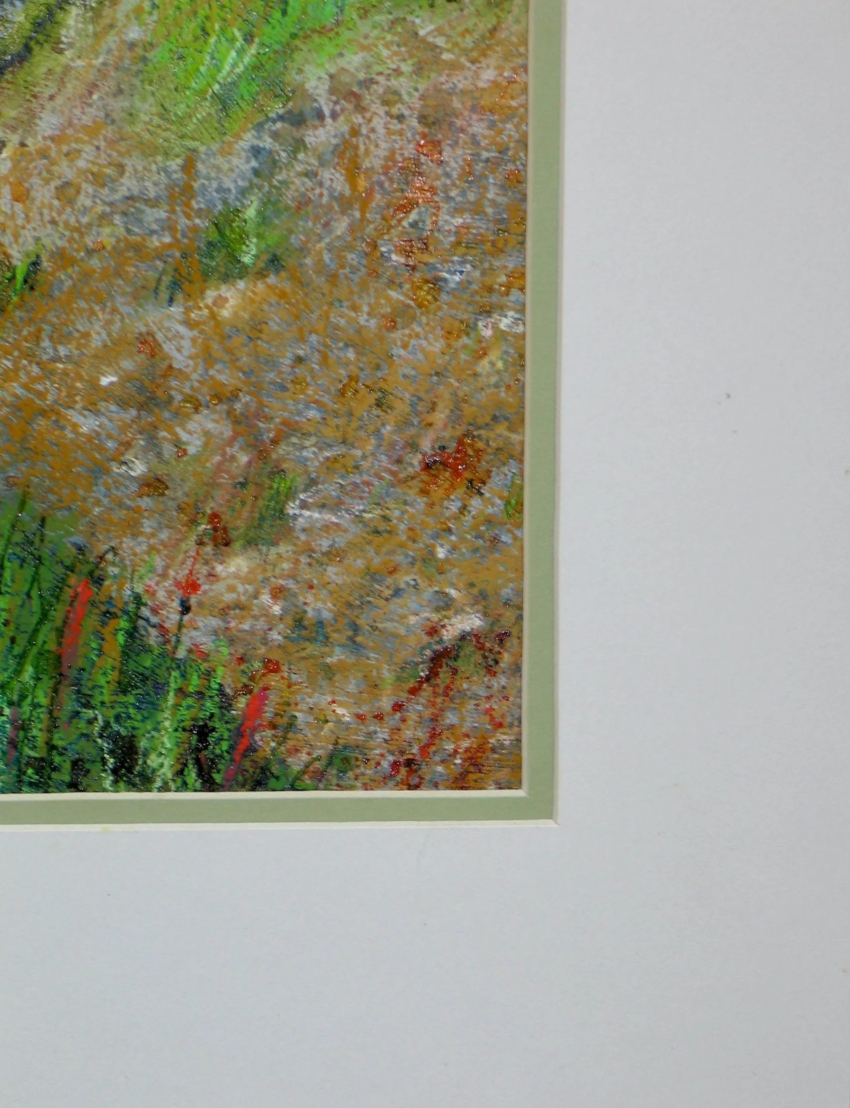 Pembrokeshire painting by Cy Pawsey, detail