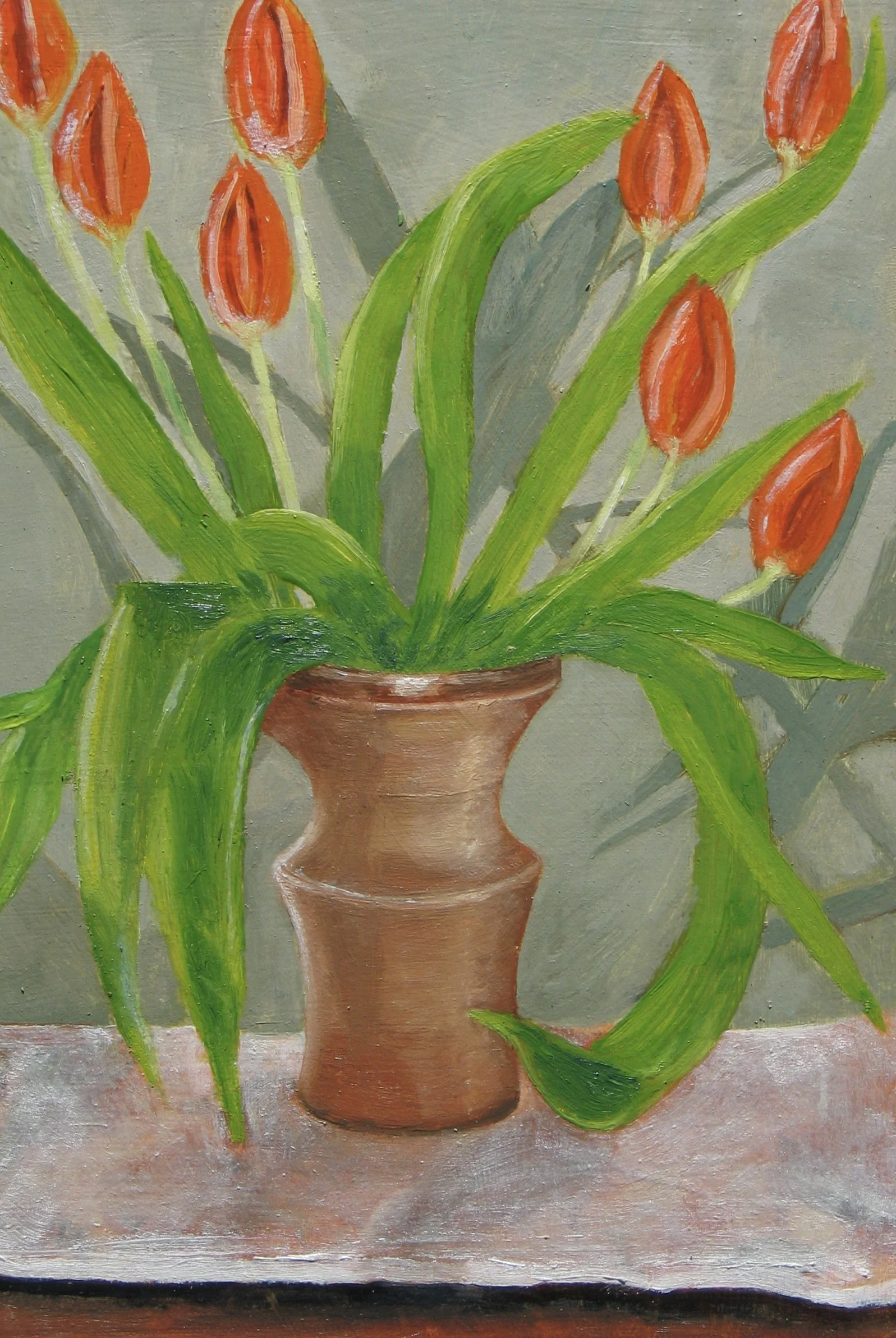 Original oil painting by Cy Pawsey, detail