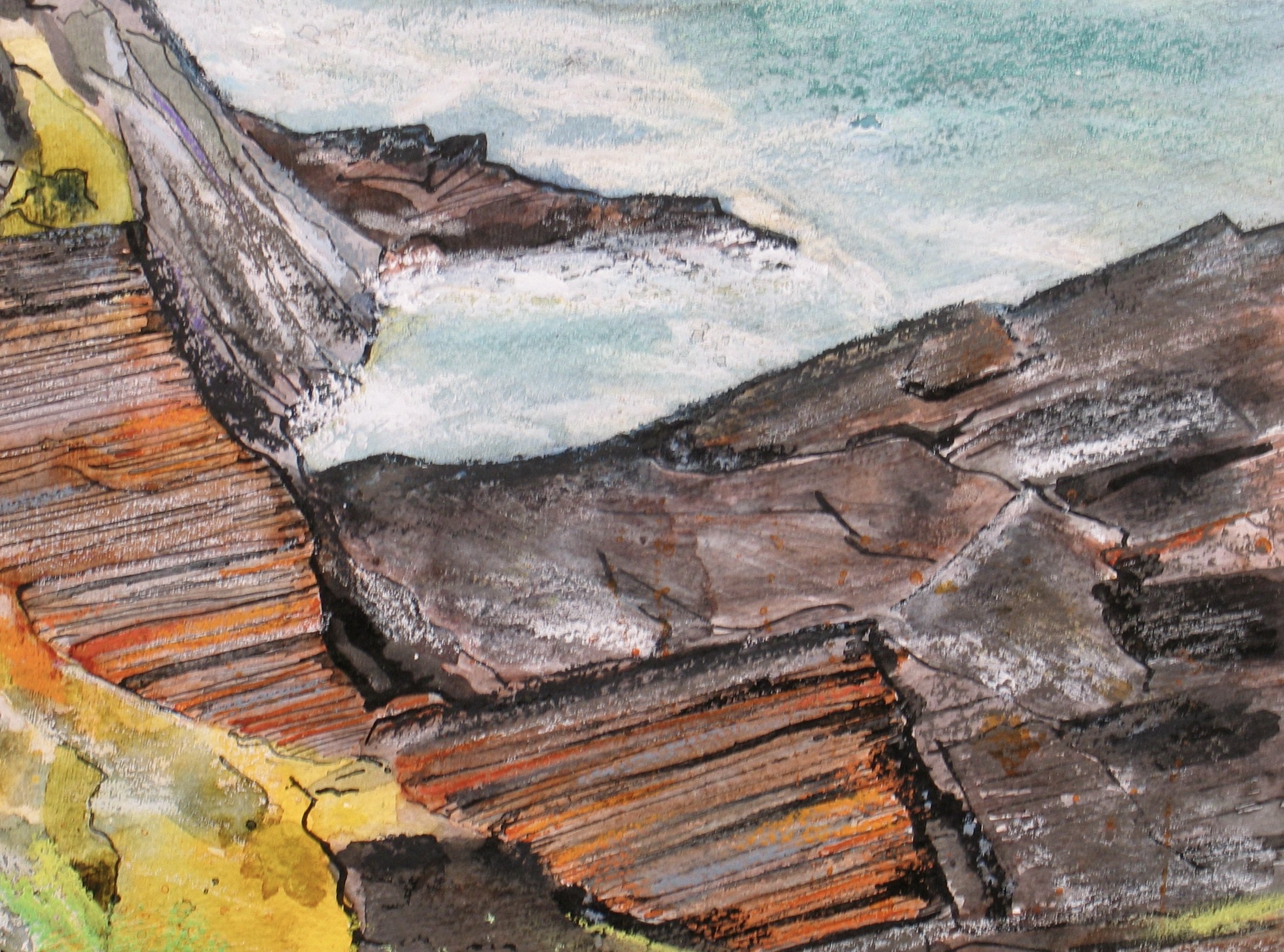 galeriecy paintings for sale - Pembrokeshire coastal path
