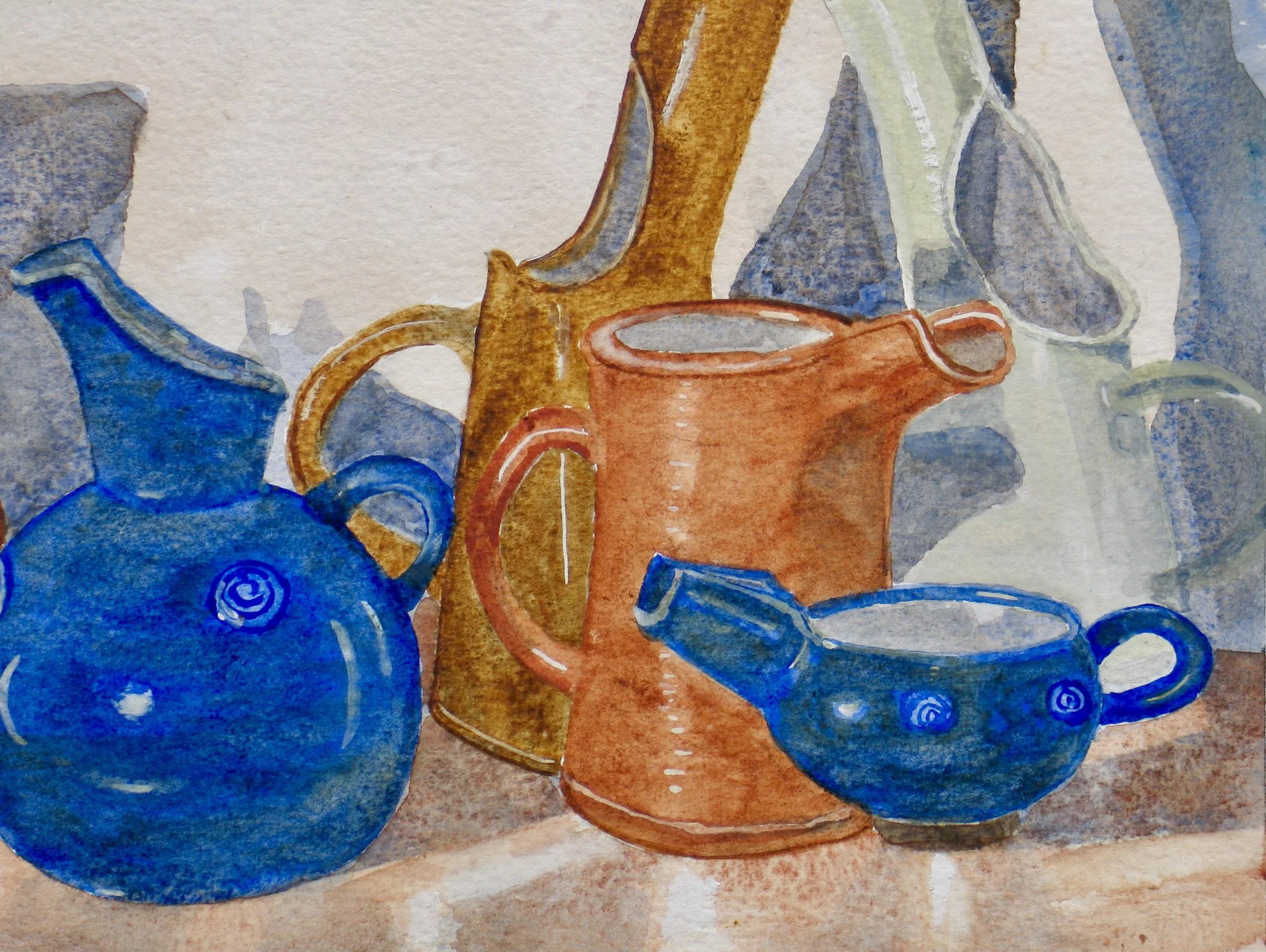 Original still life painting by Cy Pawsey, detail