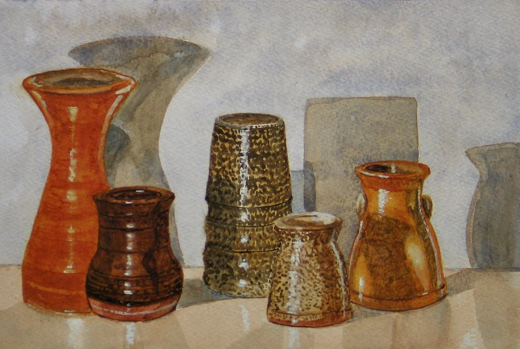 Original watercolour painting by Cy Pawsey