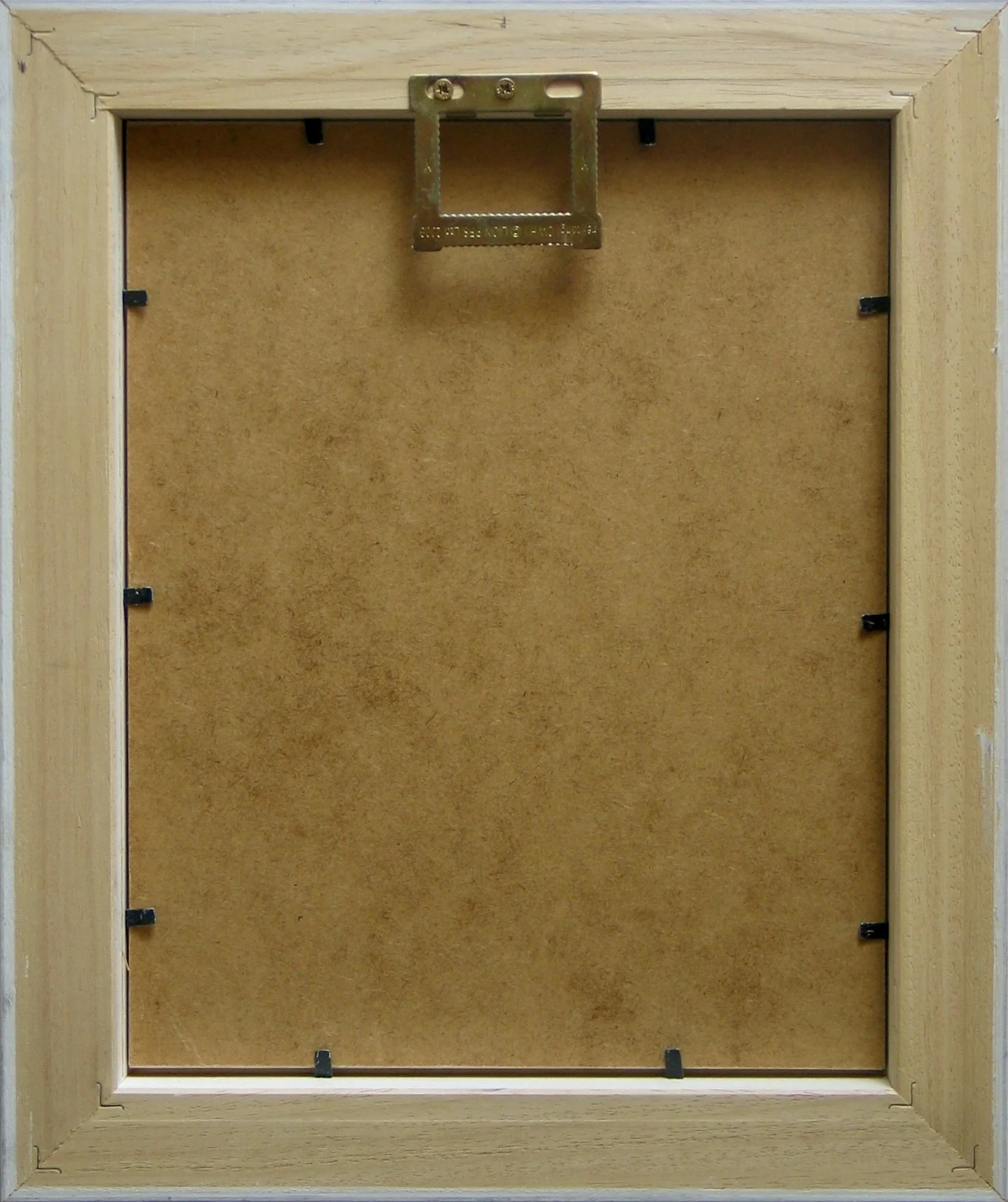 Ready to hang watercolour for sale showing rear hanging plate