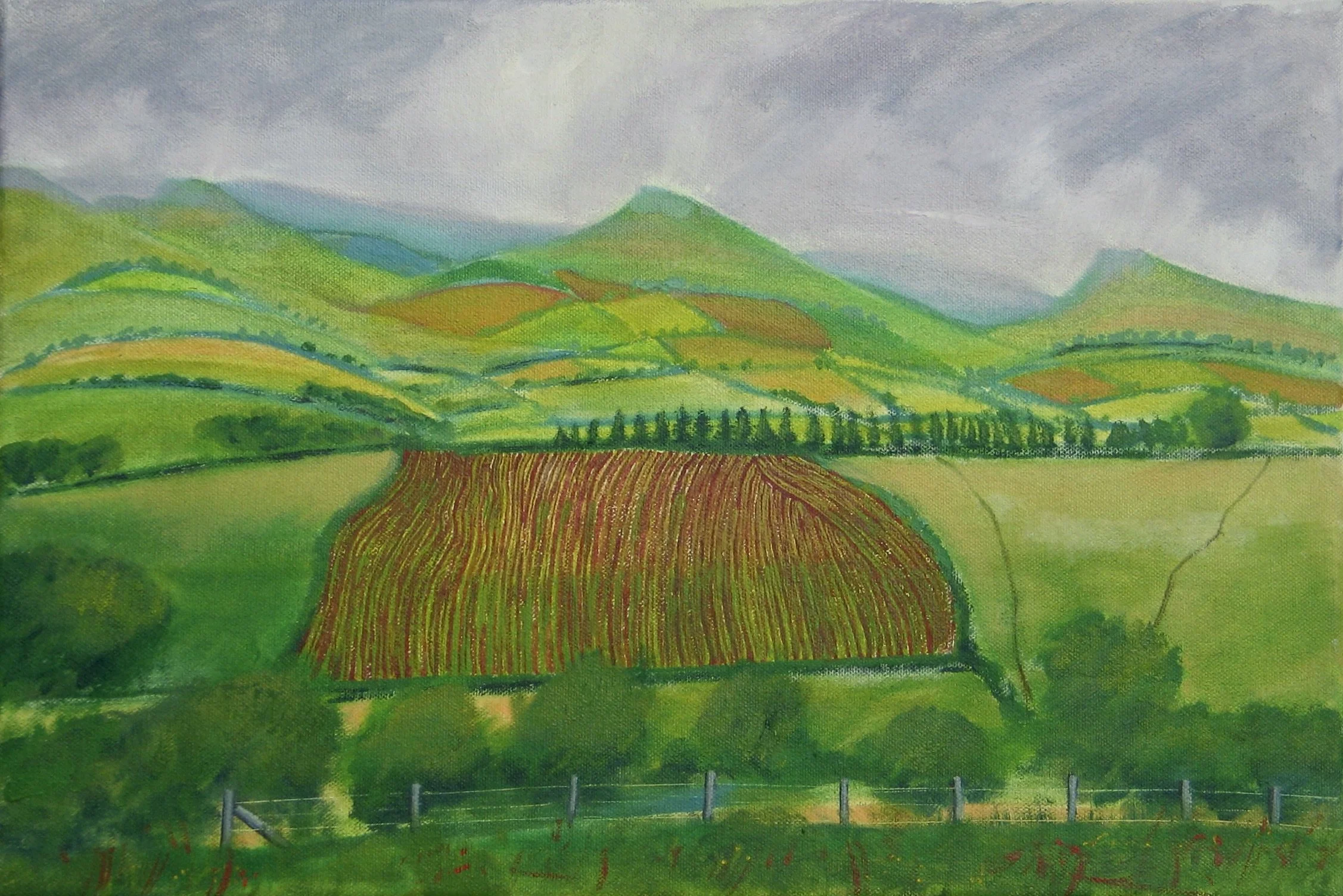 Original oil painting by Cy Pawsey