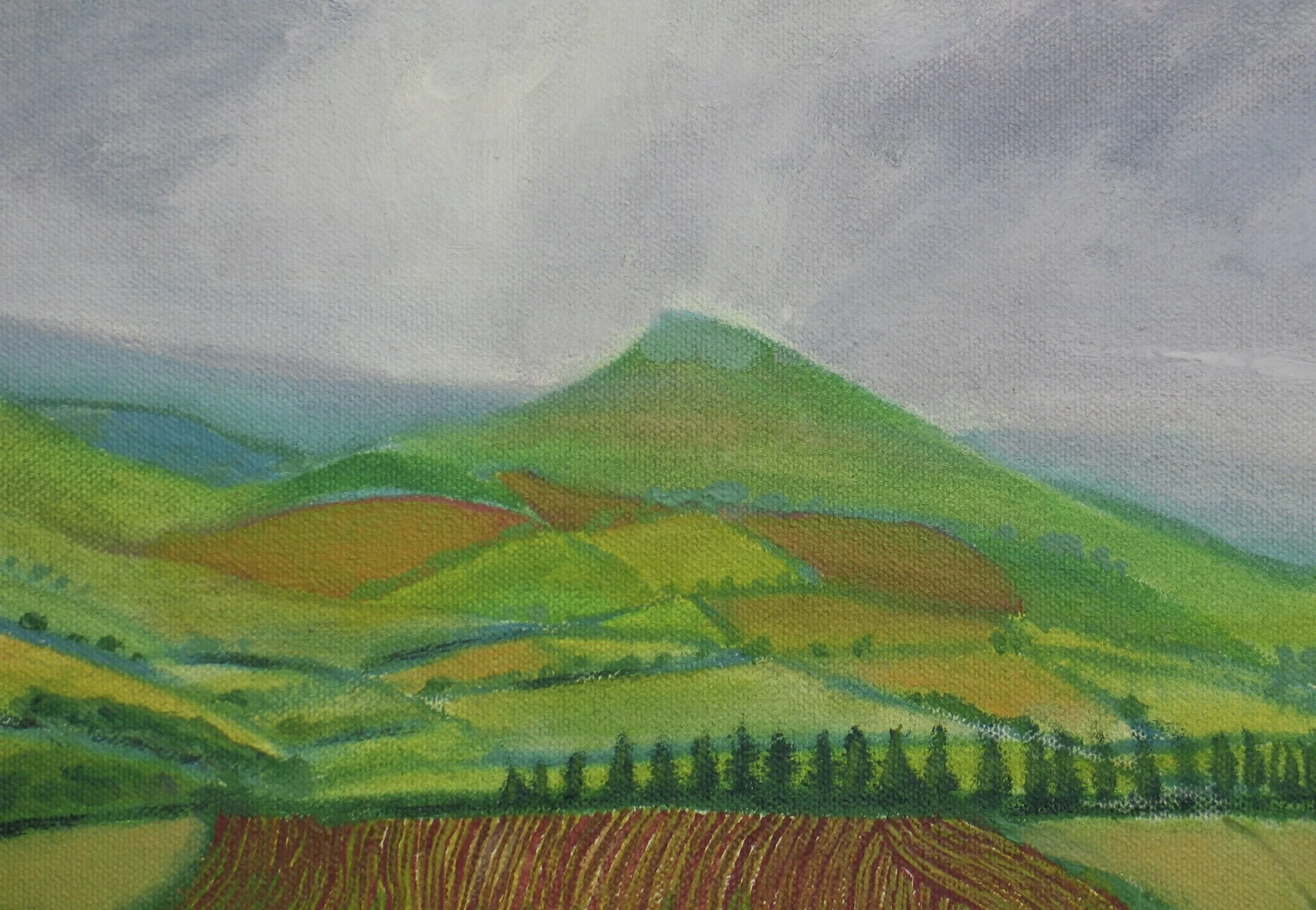 Brecon Beacons oil painting by Cy Pawsey