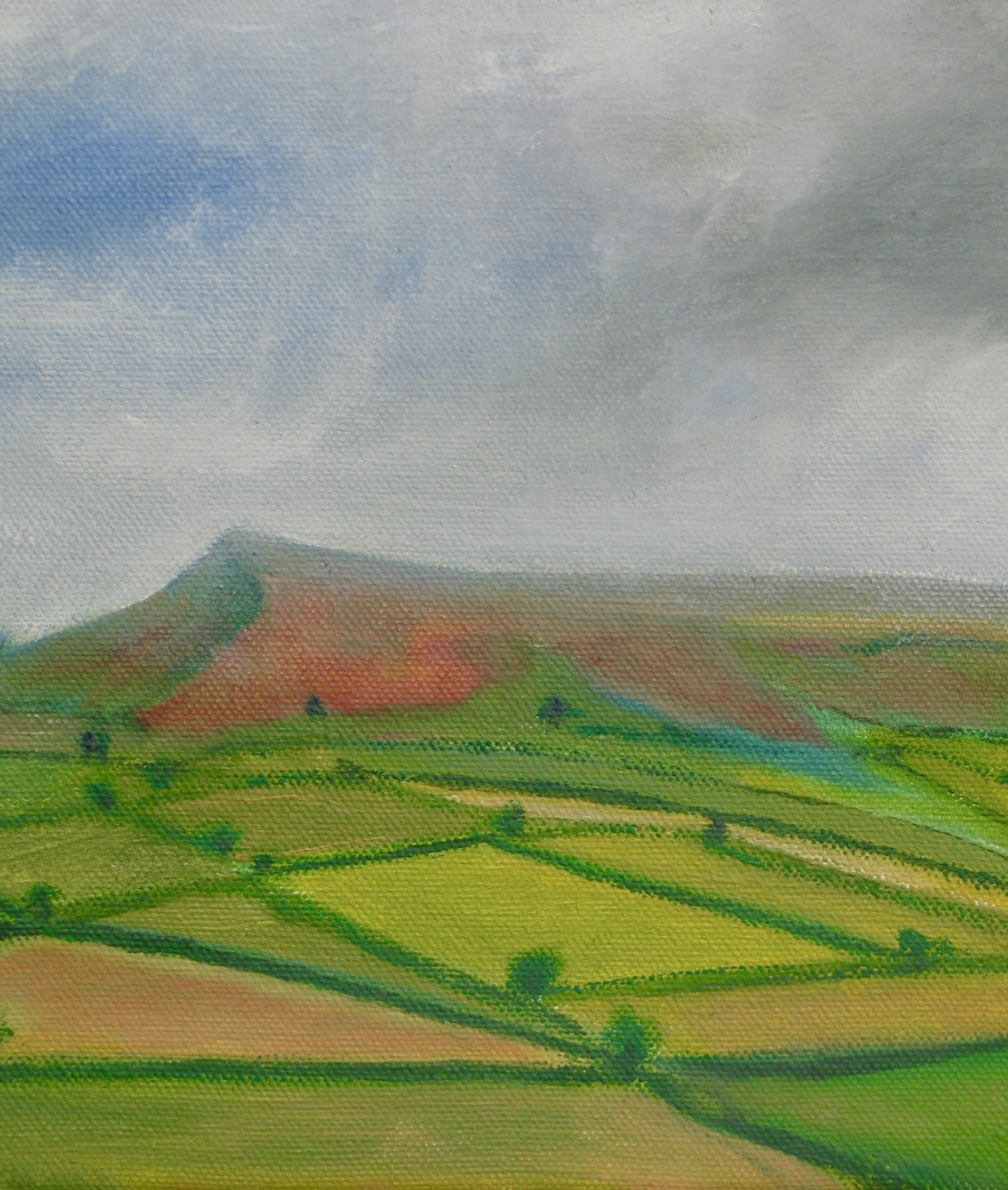 Original oul painting by Cy Pawsey - Brecon Beacons