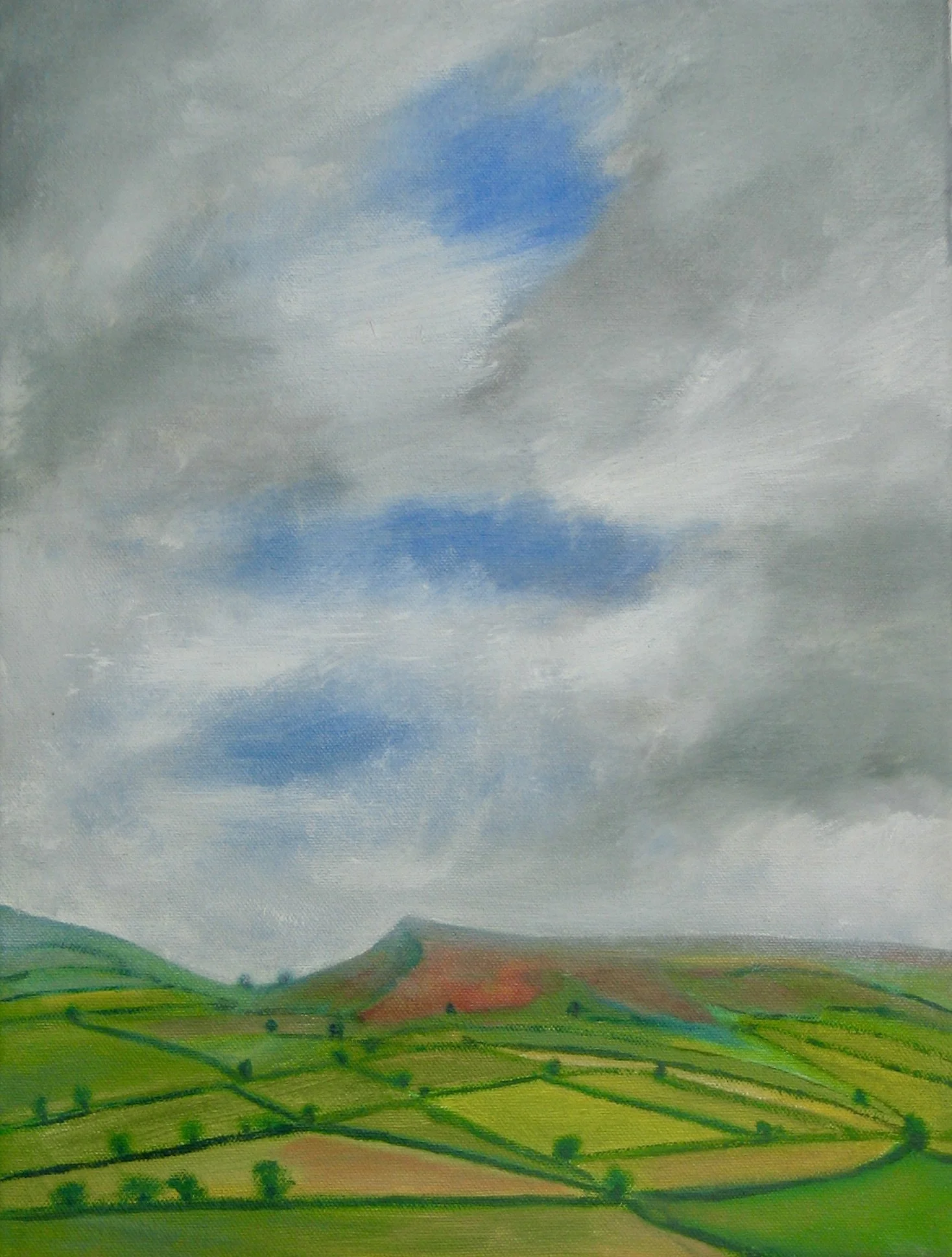 Brecon Beacons cloudscape by Cy Pawsey
