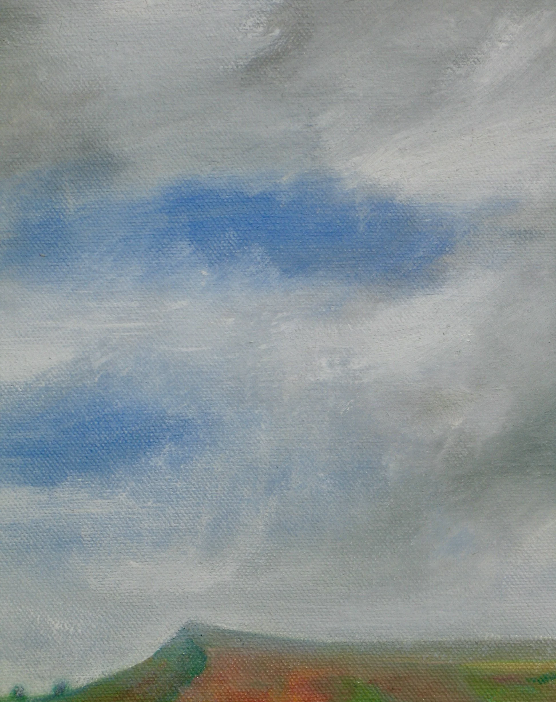 Cloudscape over Brecon Beacons, detail