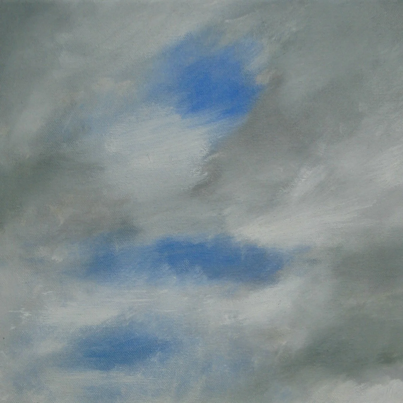 Brecon Beacons sky, detail from original oil painting