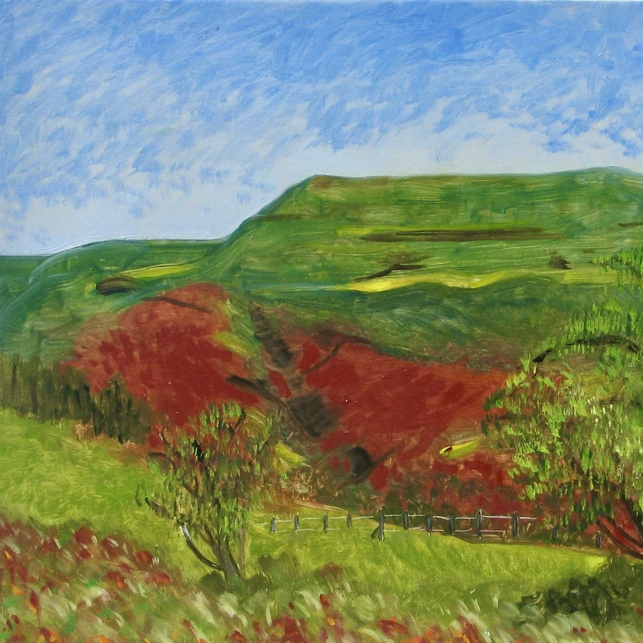 Bannau Brycheiniog original oil painting by Cy Pawsey