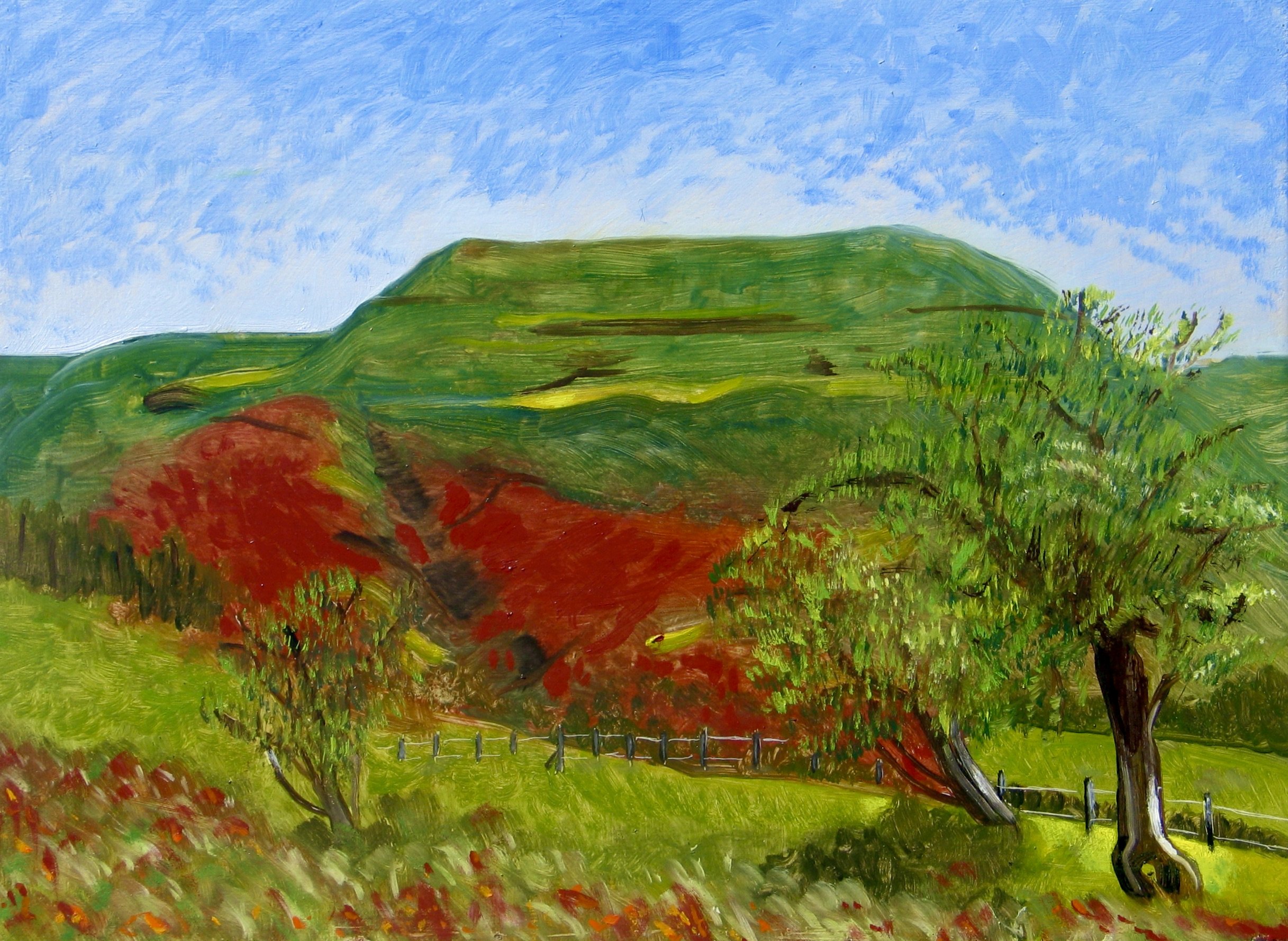 Brecon Beacons original oil painting by Cy Pawsey