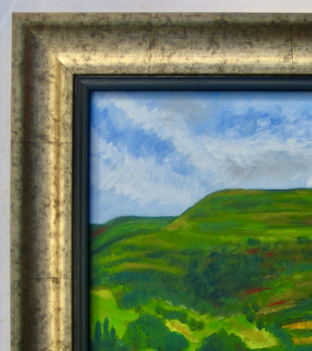 Original oil painting of the Black Mountains near Talgarth