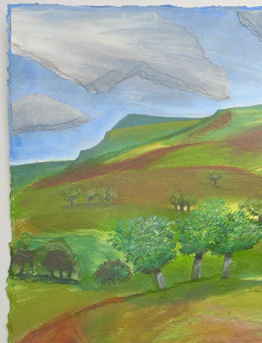 Original acrylic painting by Cy Pawsey