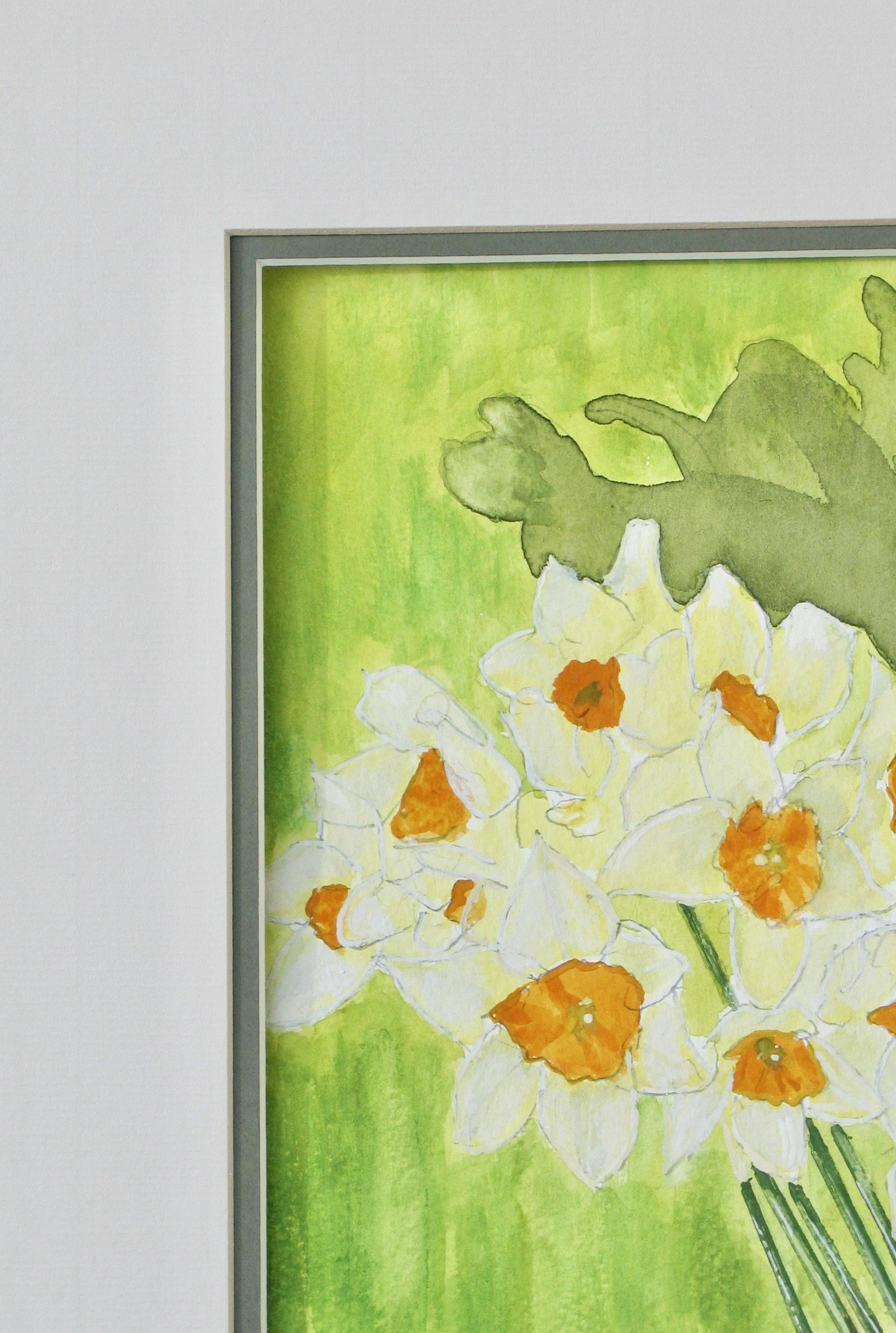 Double mounted watercolour by Cy Pawsey